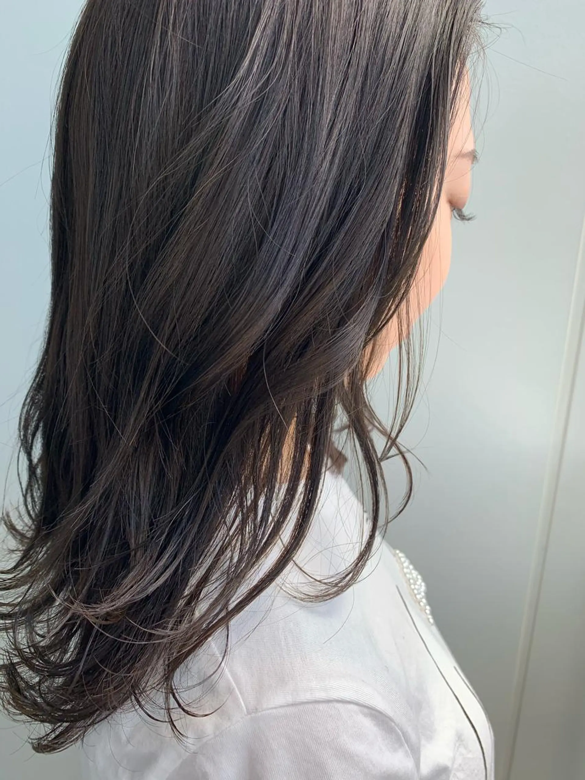 セミロング カラー カット ヘアカラー トリートメント 明治神宮前 NANAMIのヘアスタイル