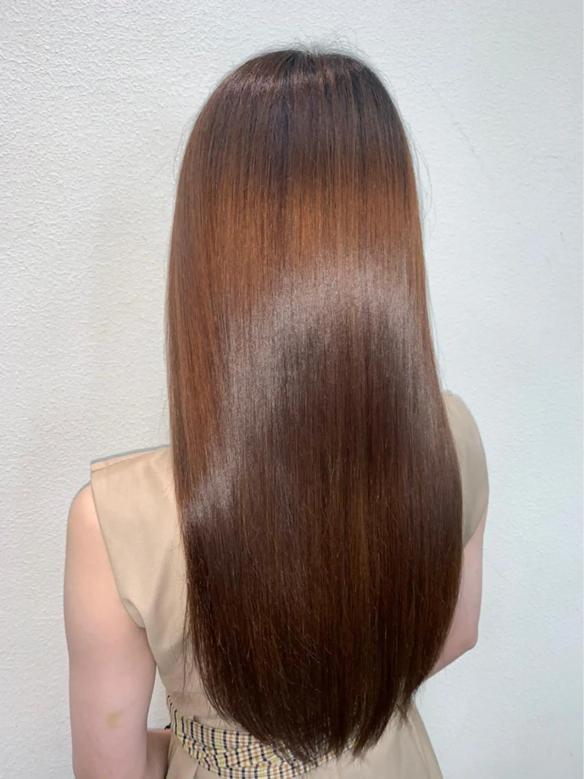 ロング パーマ ブリーチでもできる 縮毛矯正相原慎🌈のヘアスタイル