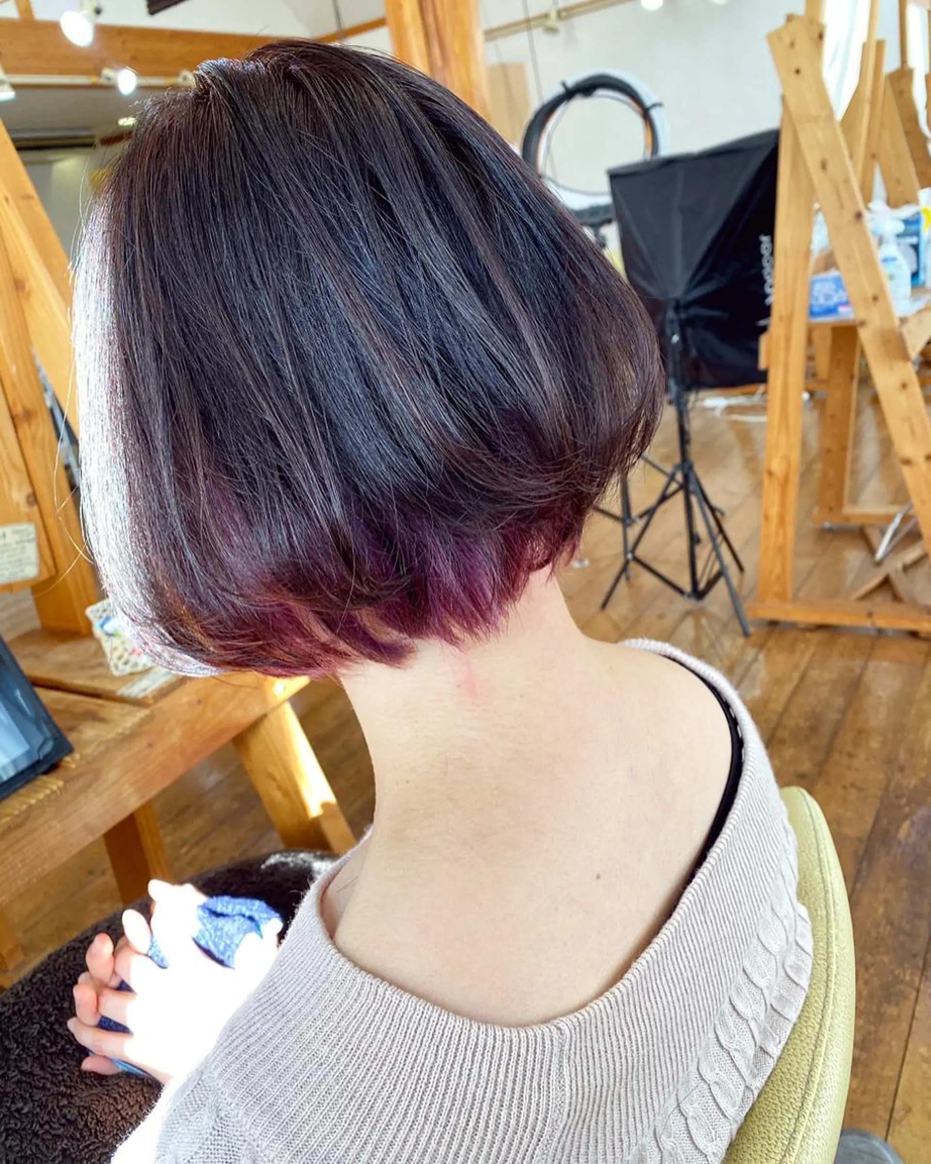 ショート カラー 荒木 ひろかのヘアスタイル