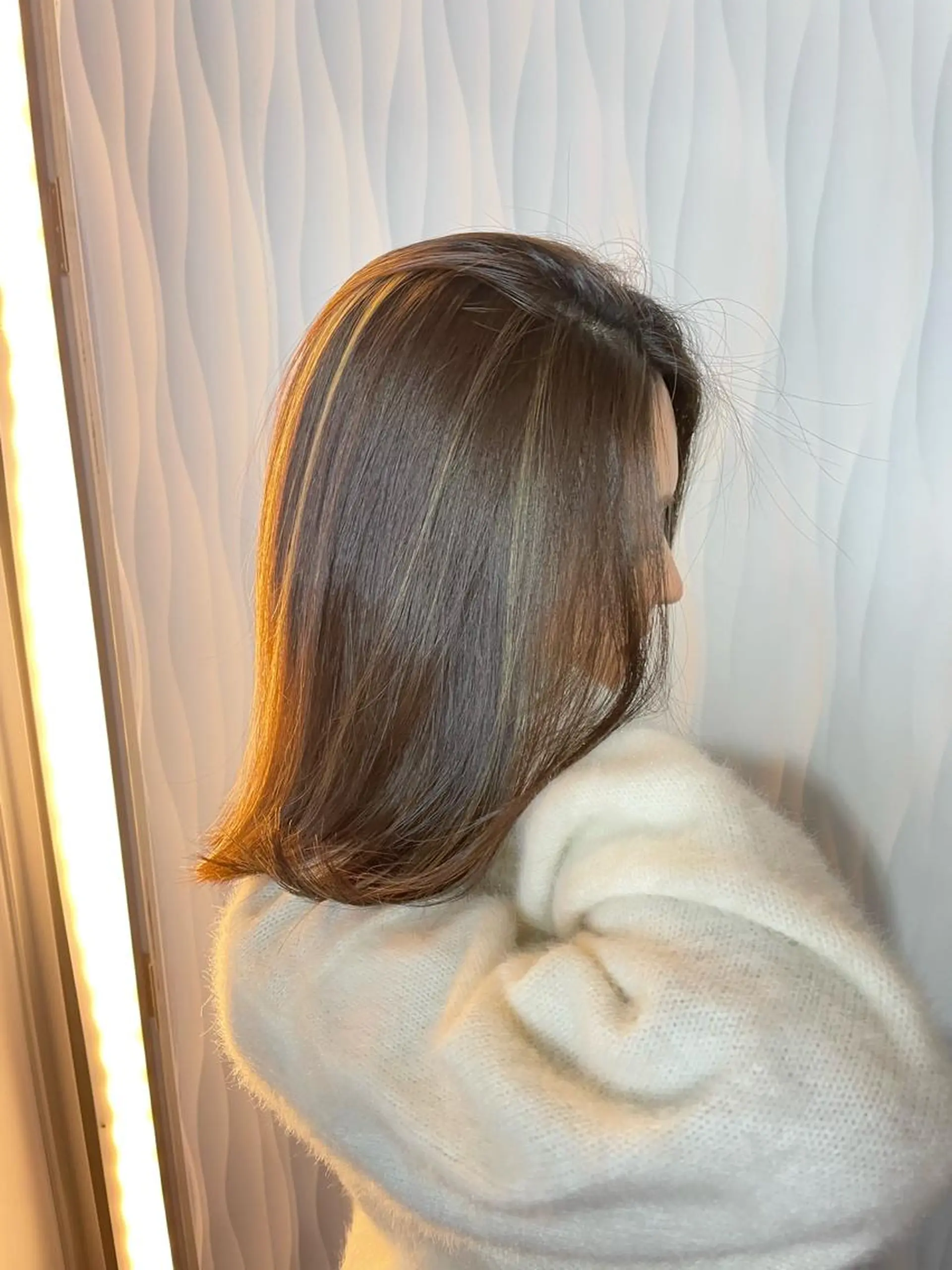 カラー ヘアカラー エクステ 坂野 結子のヘアスタイル