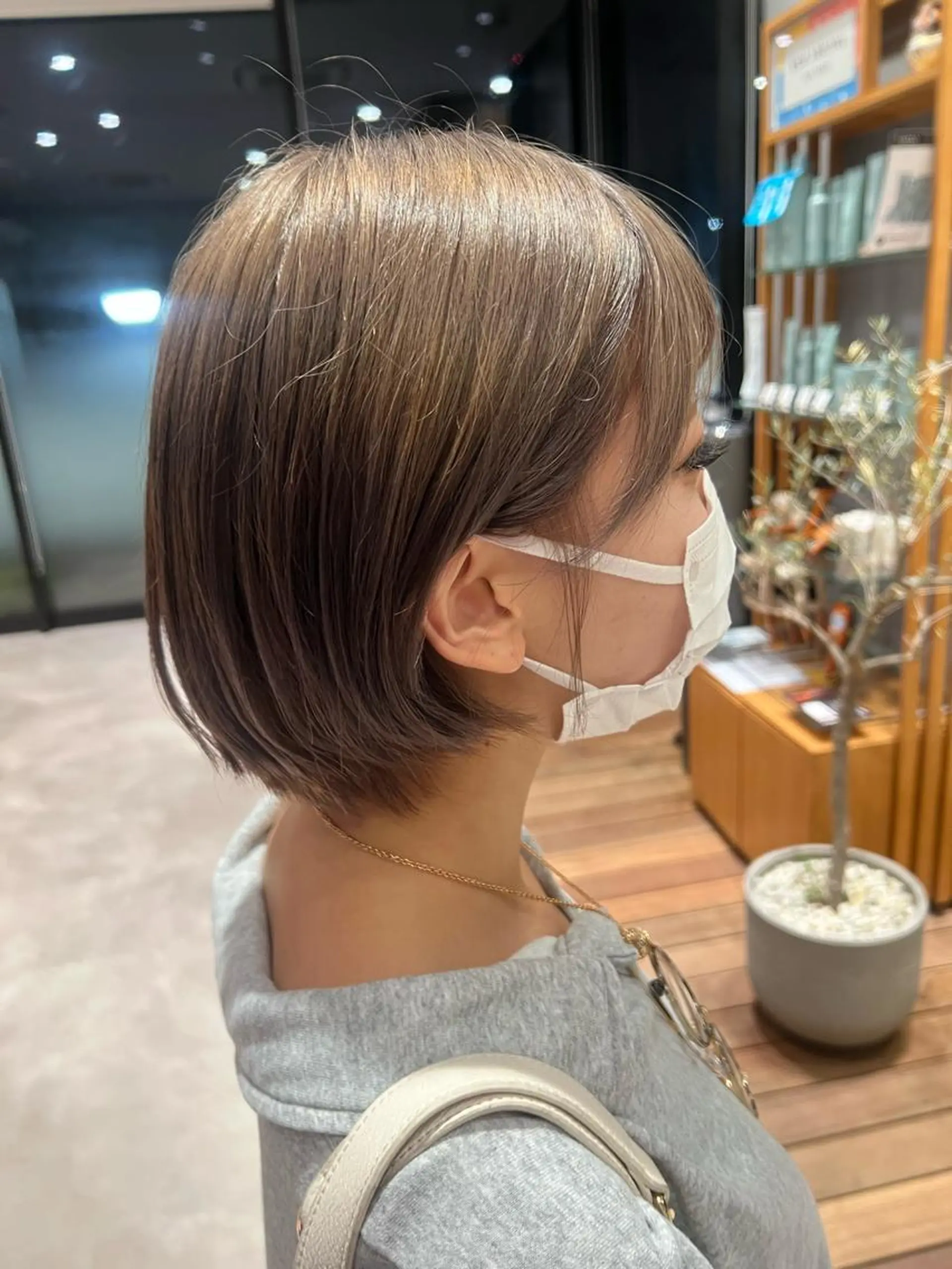 ショート カラー ブリーチ ケアブリーチ 鈴木結花/立川美容師 /お悩み解決型美容師のヘアスタイル