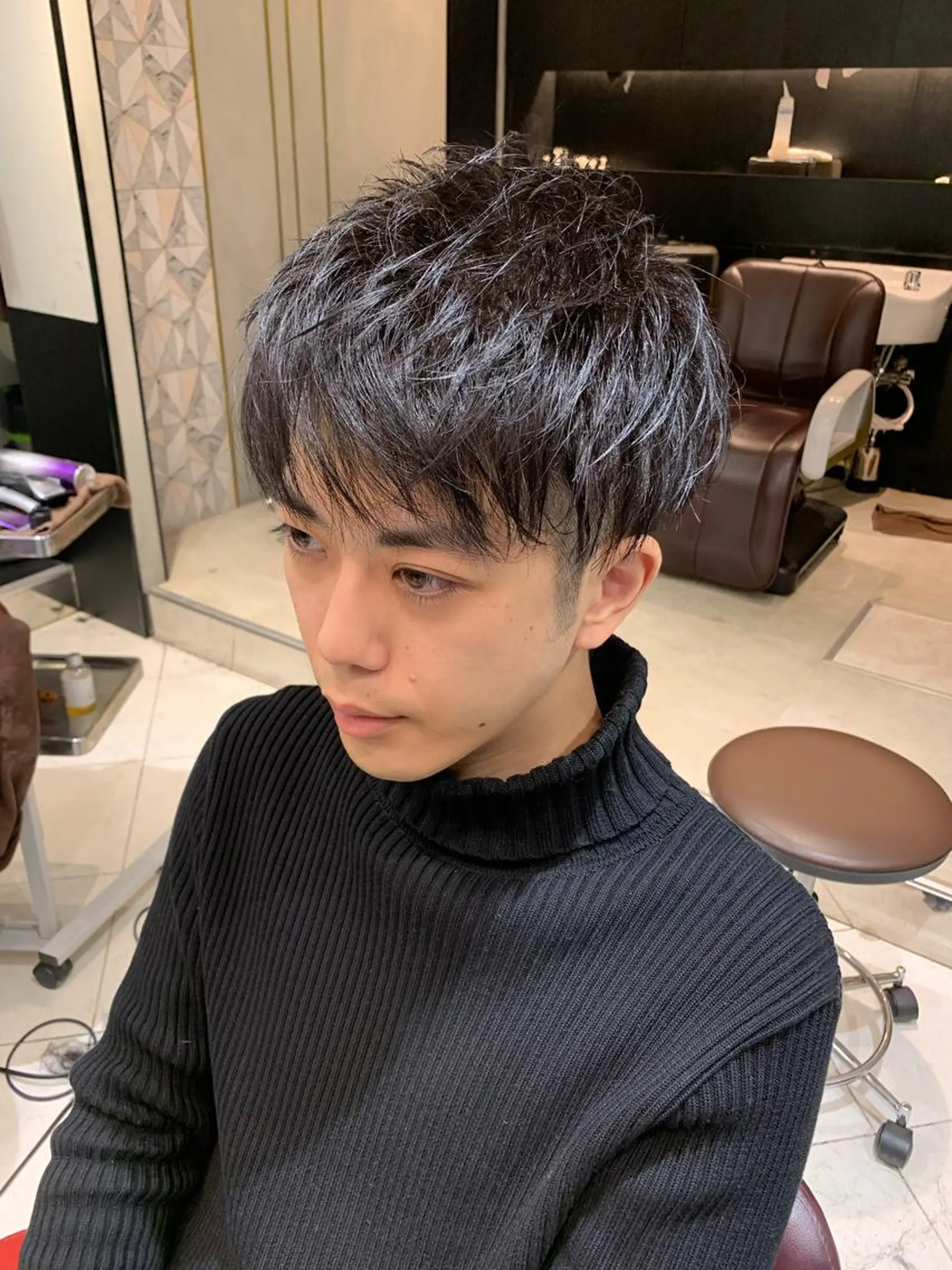 メンズ カット ヘアカラー トリートメント ✨上村 潤平✨メンズヘア✨のヘアスタイル