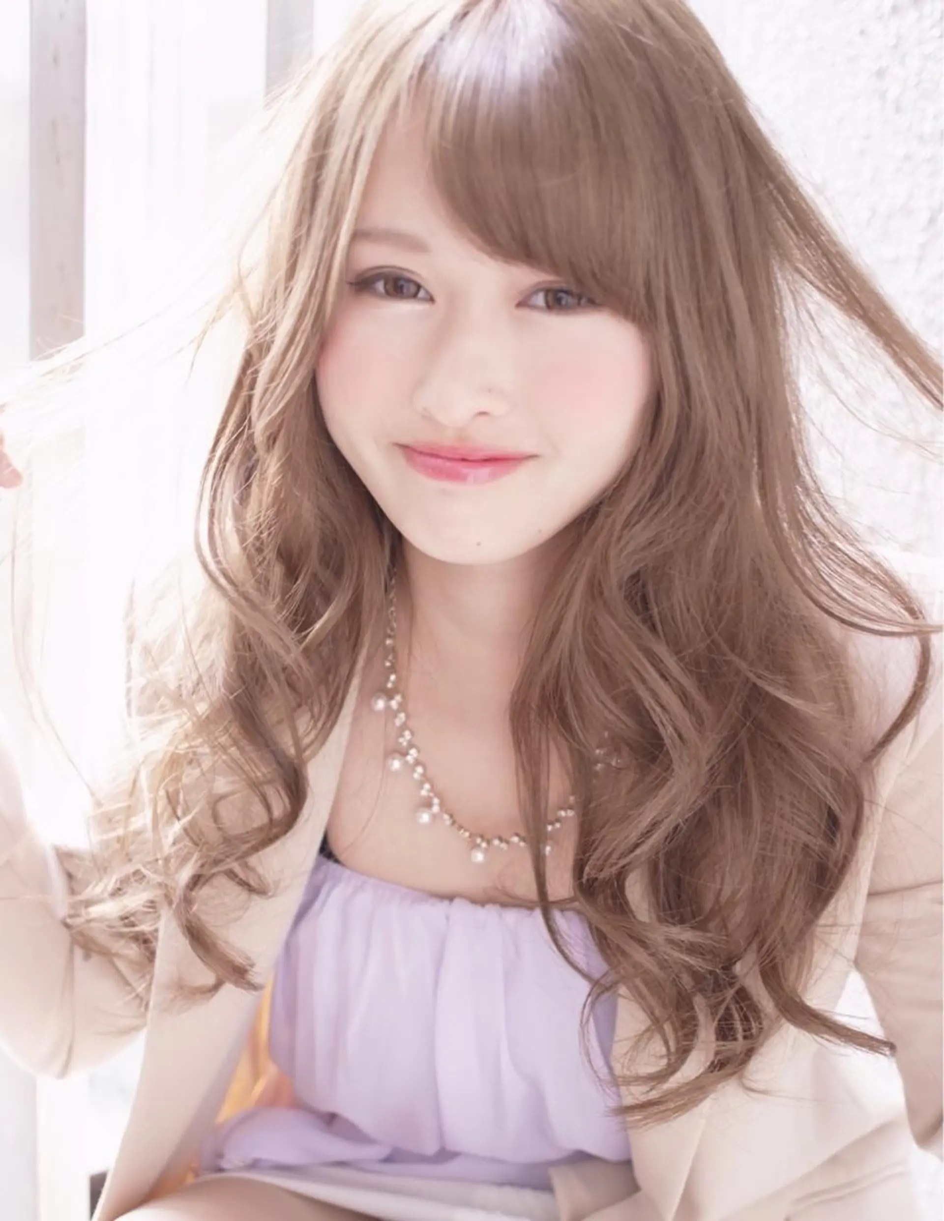 ロング 浜田 敦史のヘアスタイル