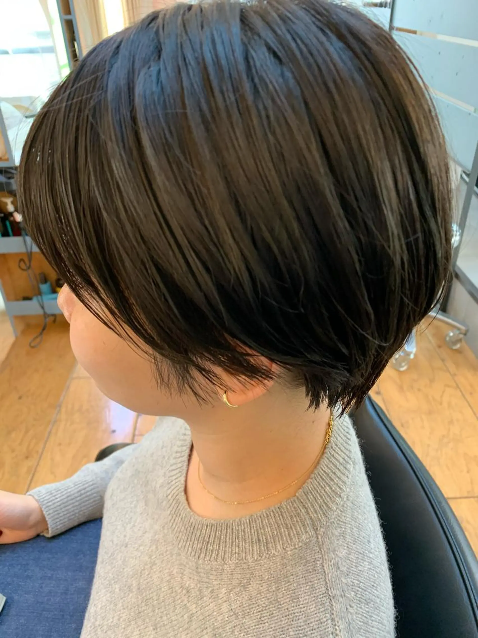 ショート アッシュ Lagom なかだのヘアスタイル