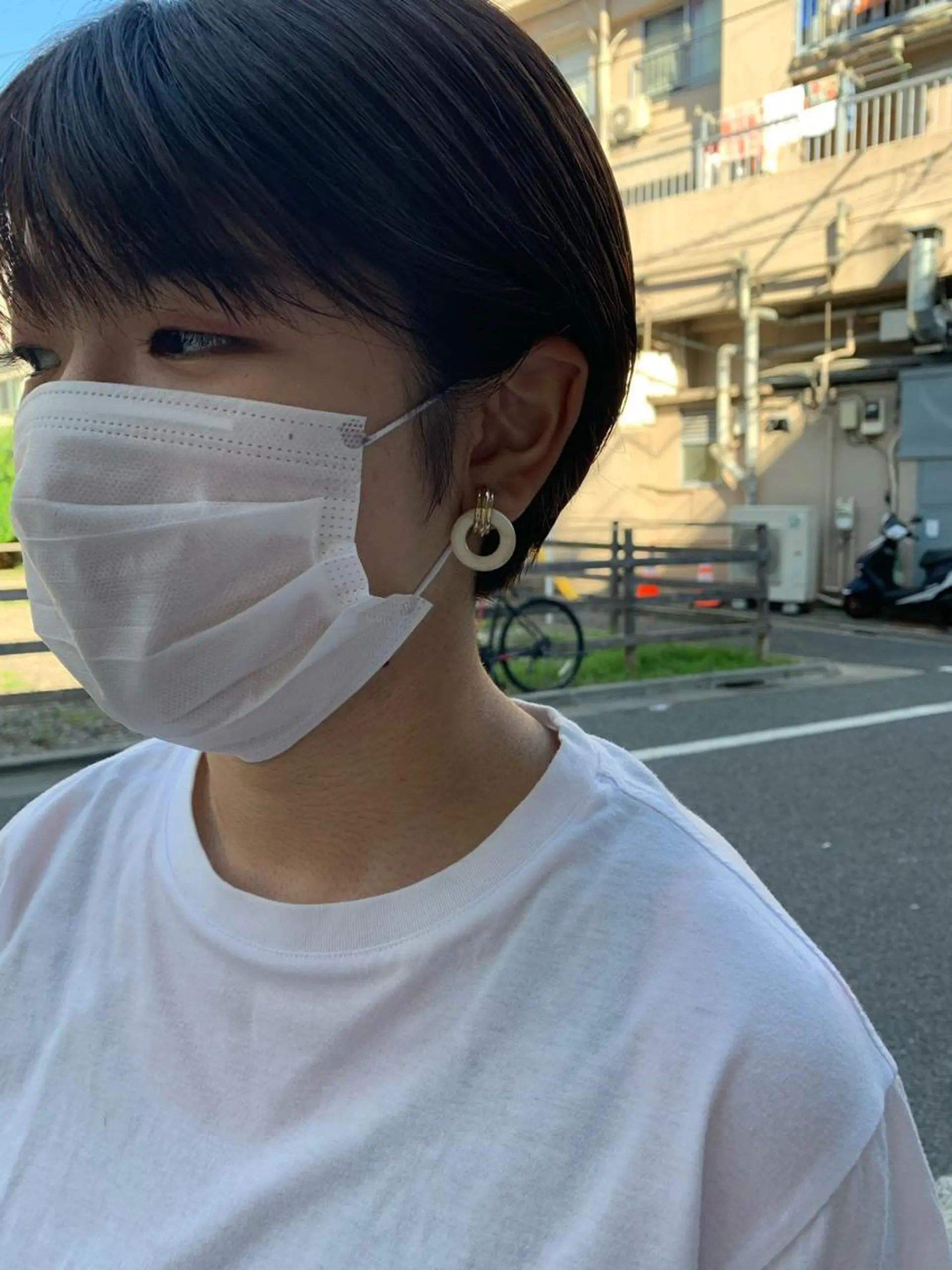 ショート カラー ショートヘア カット ヘアカラー トリートメント パーマ/透明感カラー /ボブ/吉田一生のヘアスタイル