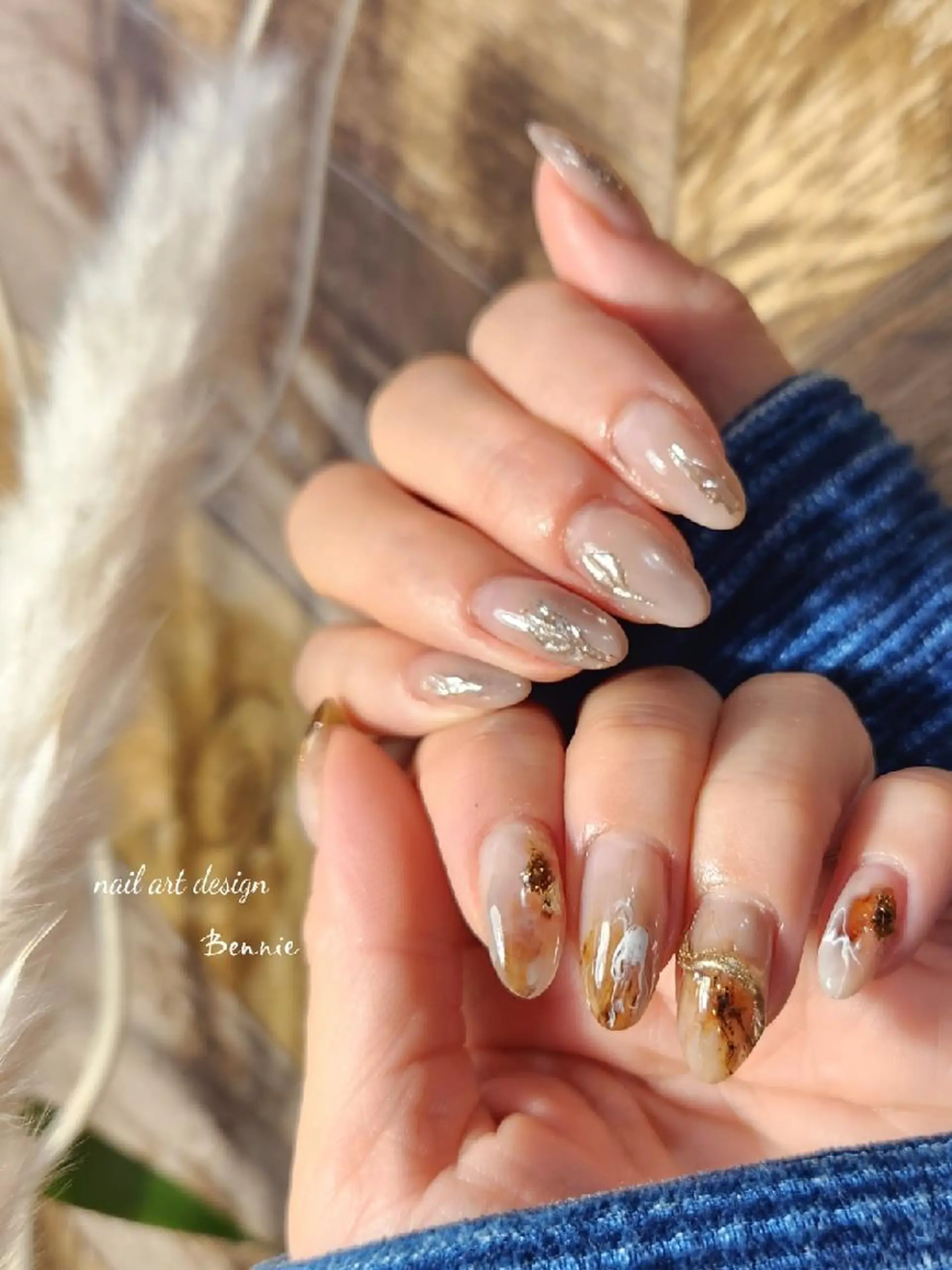 ネイル アートネイル ニュアンスネイル ハンドネイル   BENNIEのネイルデザイン