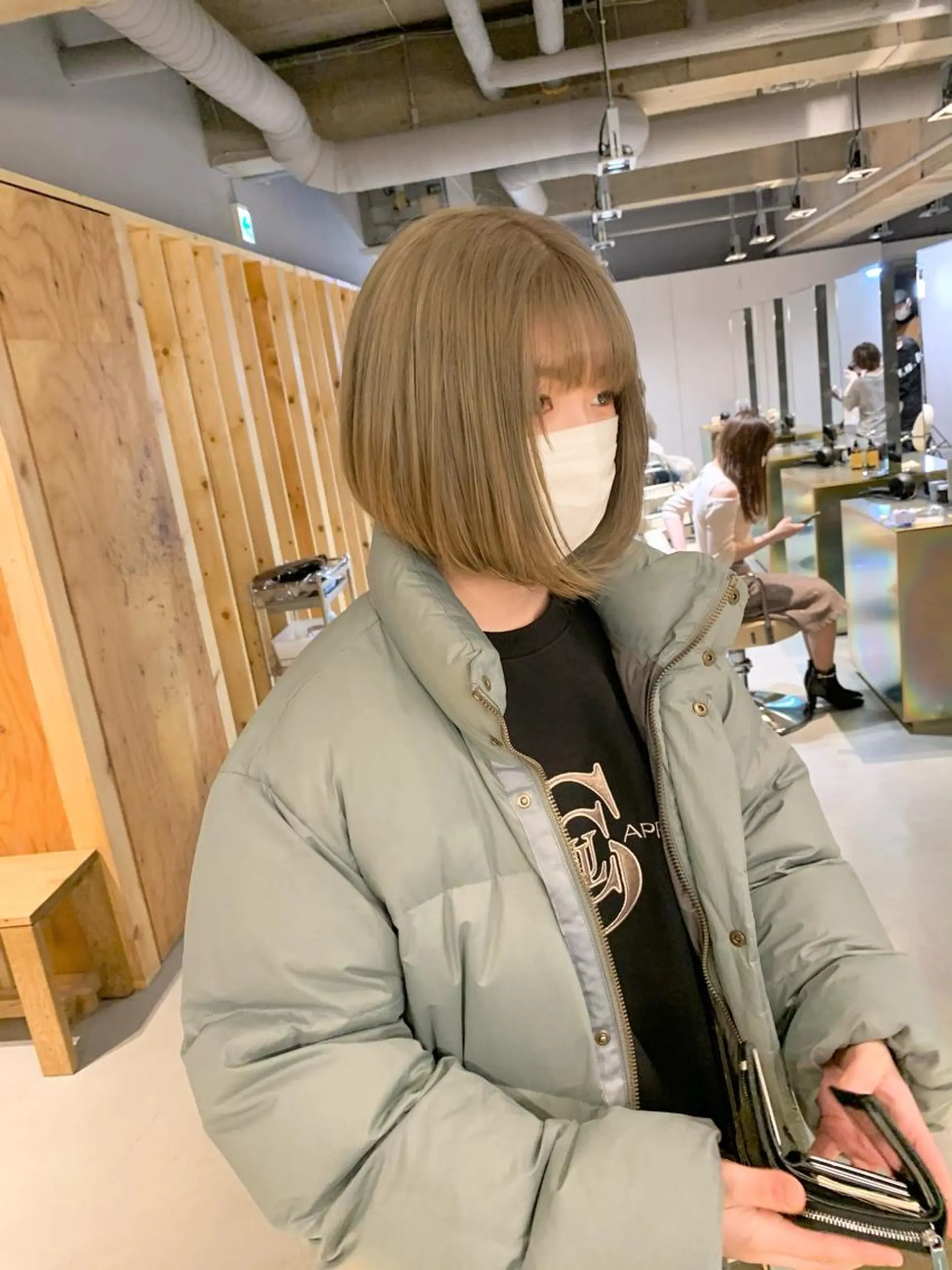 ショート カラー ベージュカラー カット ヘアカラー トリートメント tension 【テンション】のヘアスタイル