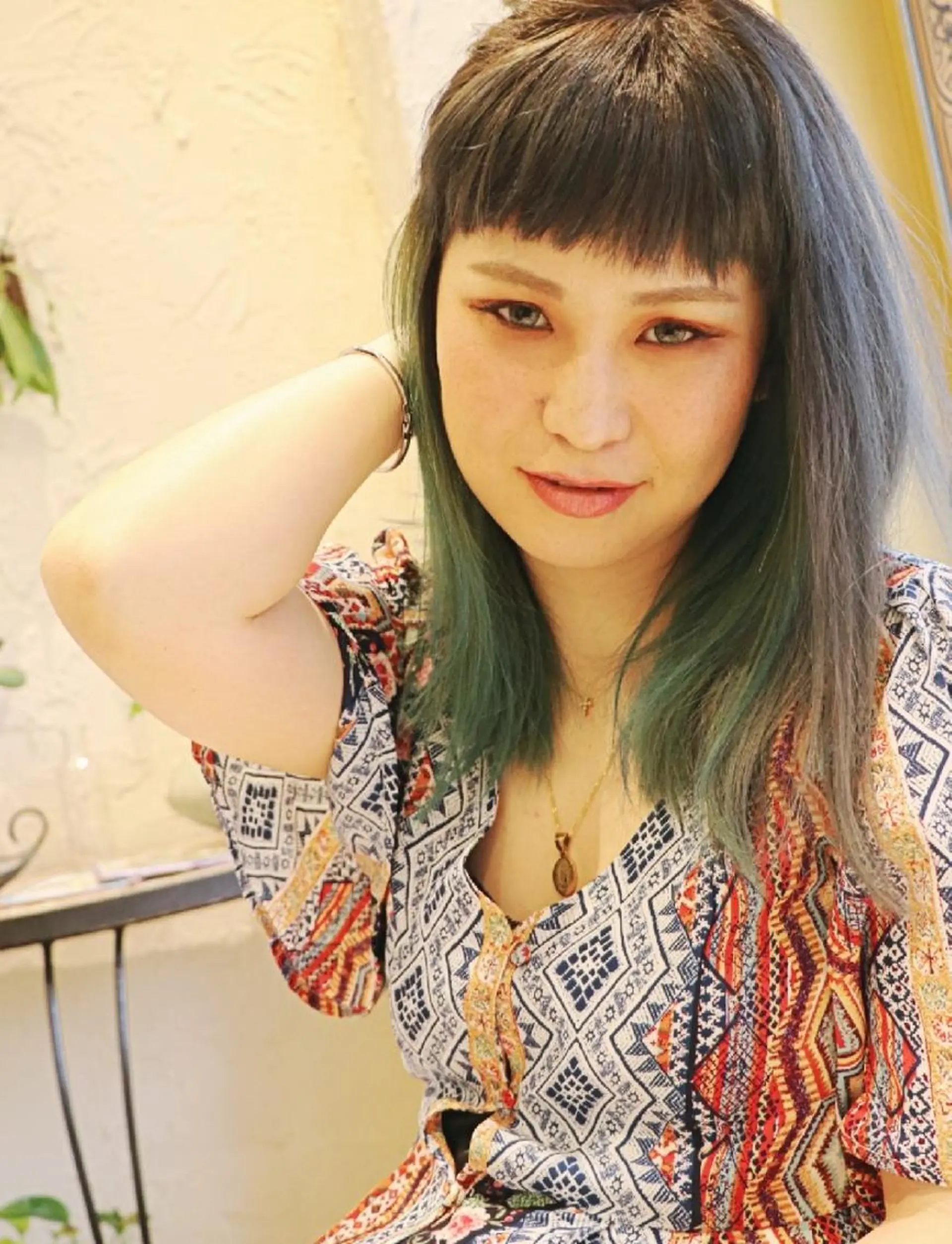 ミディアム ヘアカラー トリートメント 徳永 博志のヘアスタイル