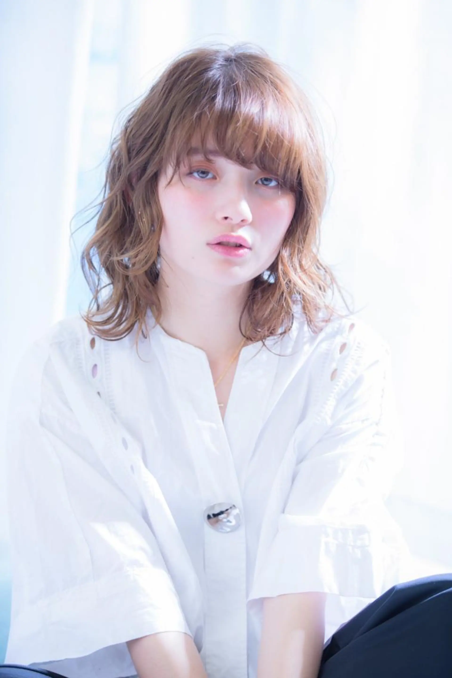ショート カラー パーマ レイヤーカット✂️ 横浜No1♡下鳥翔子のヘアスタイル