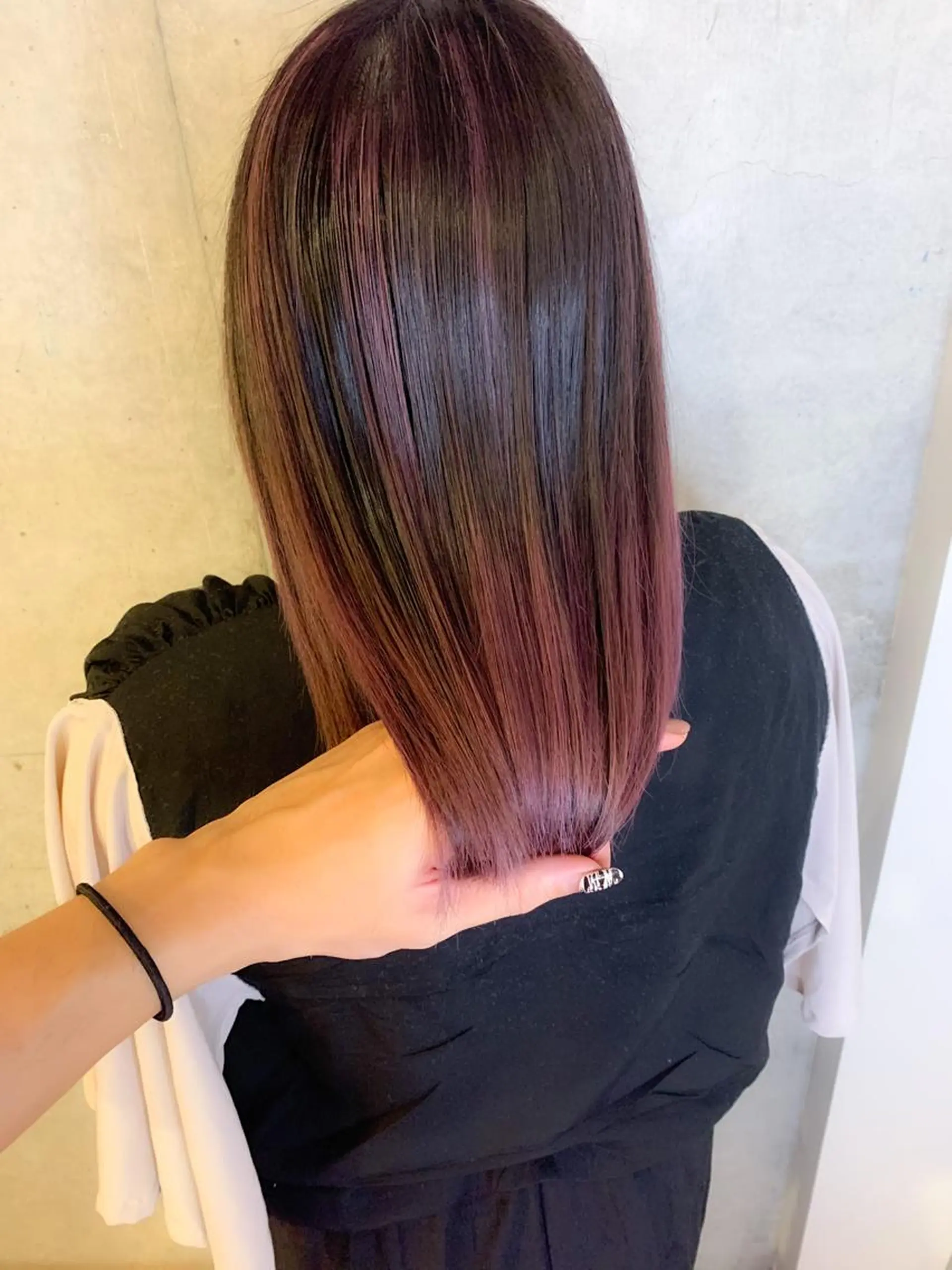 ミディアム 💛ブリーチカラー /ブリーチ縮毛💛のヘアスタイル