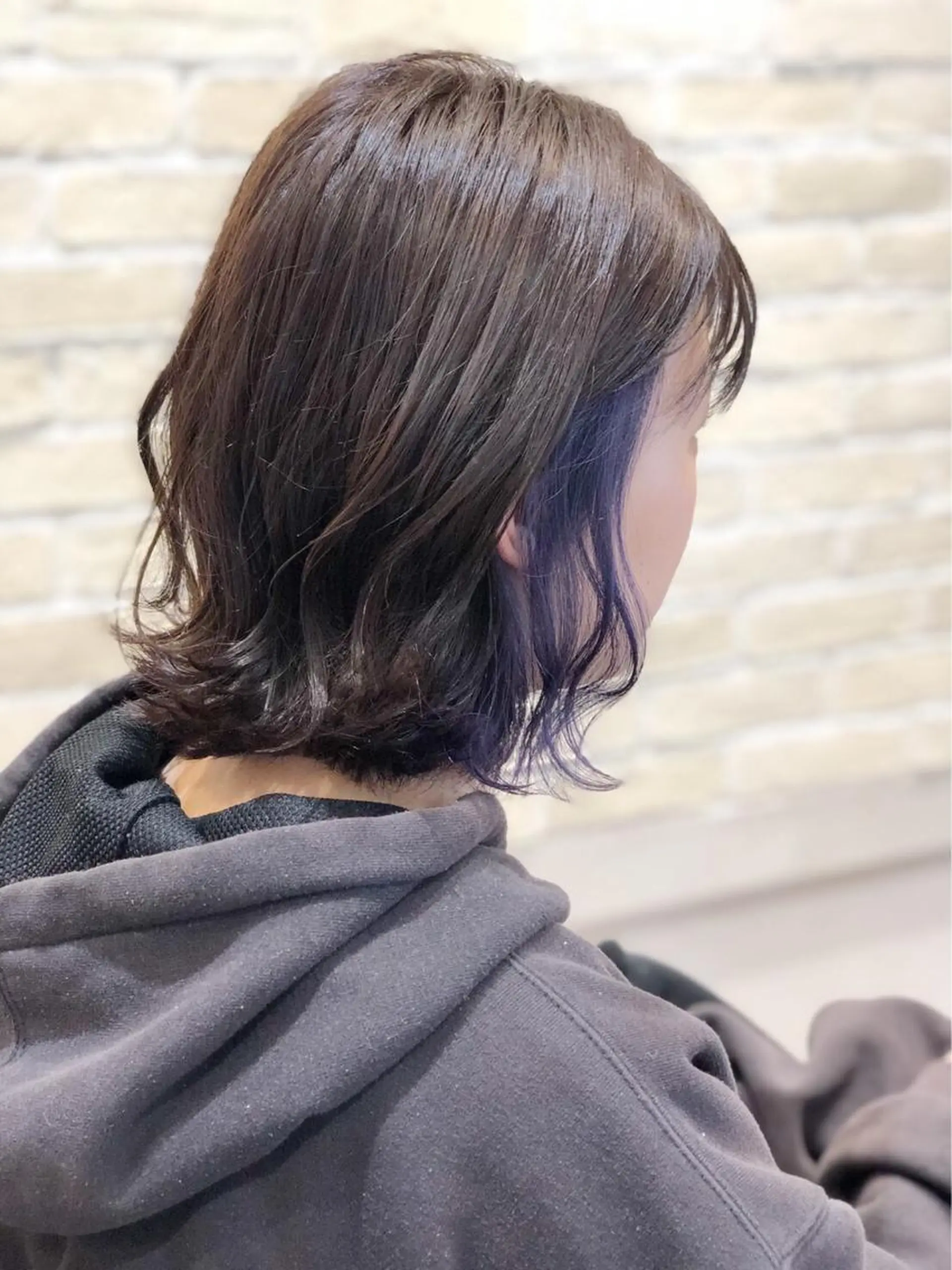 ミディアム カラー 自宅での再現性👌 溝の口/中裕樹のヘアスタイル