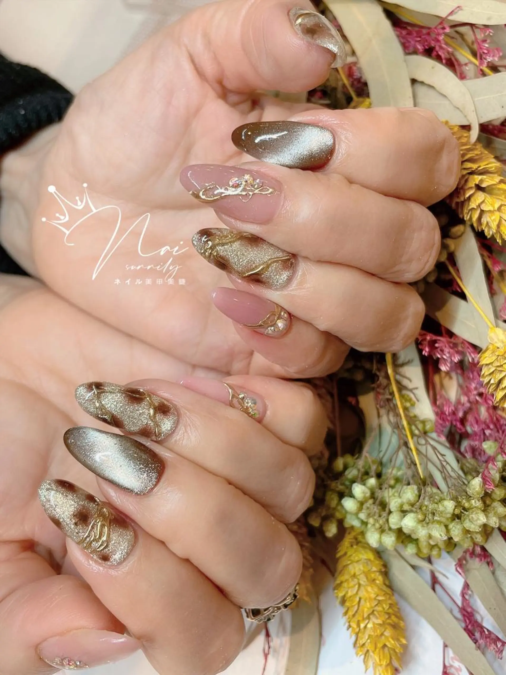 ネイル 長さだし専門店 M2　rikaのネイルデザイン