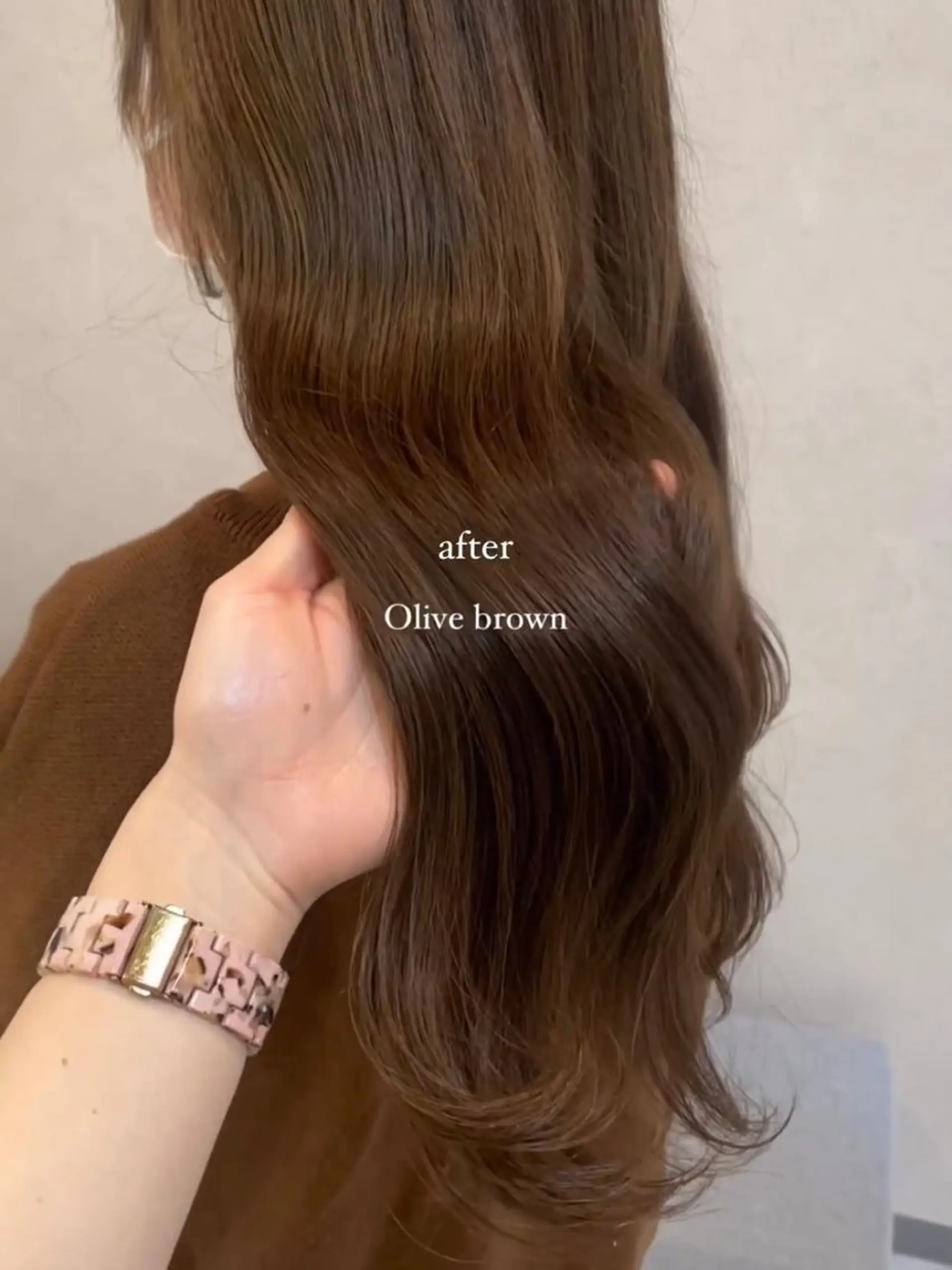 セミロング カラー mareka/顔周り /透明感カラー🤍のヘアスタイル