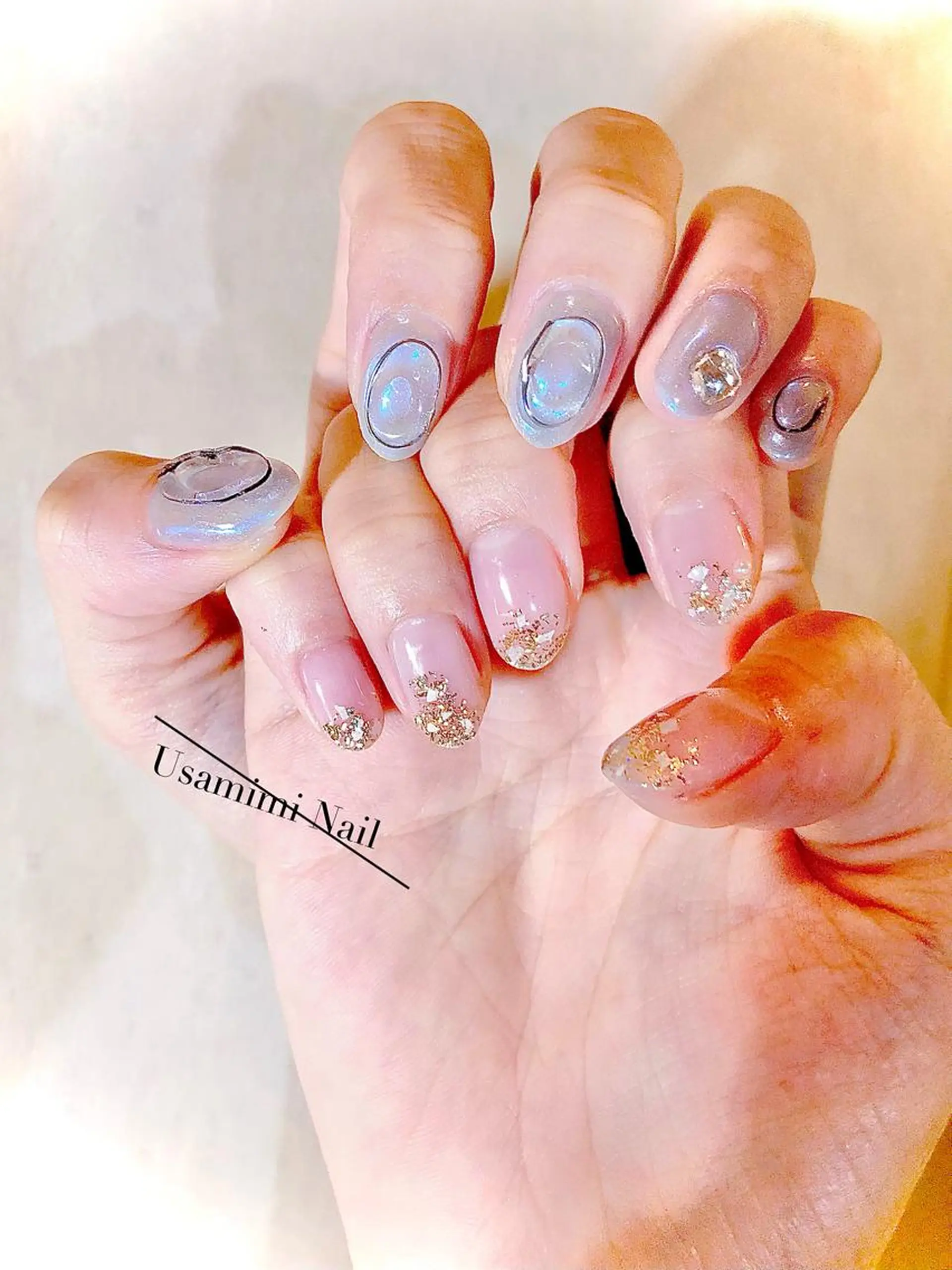ショート ネイル USAMiMi 🐰💕のネイルデザイン