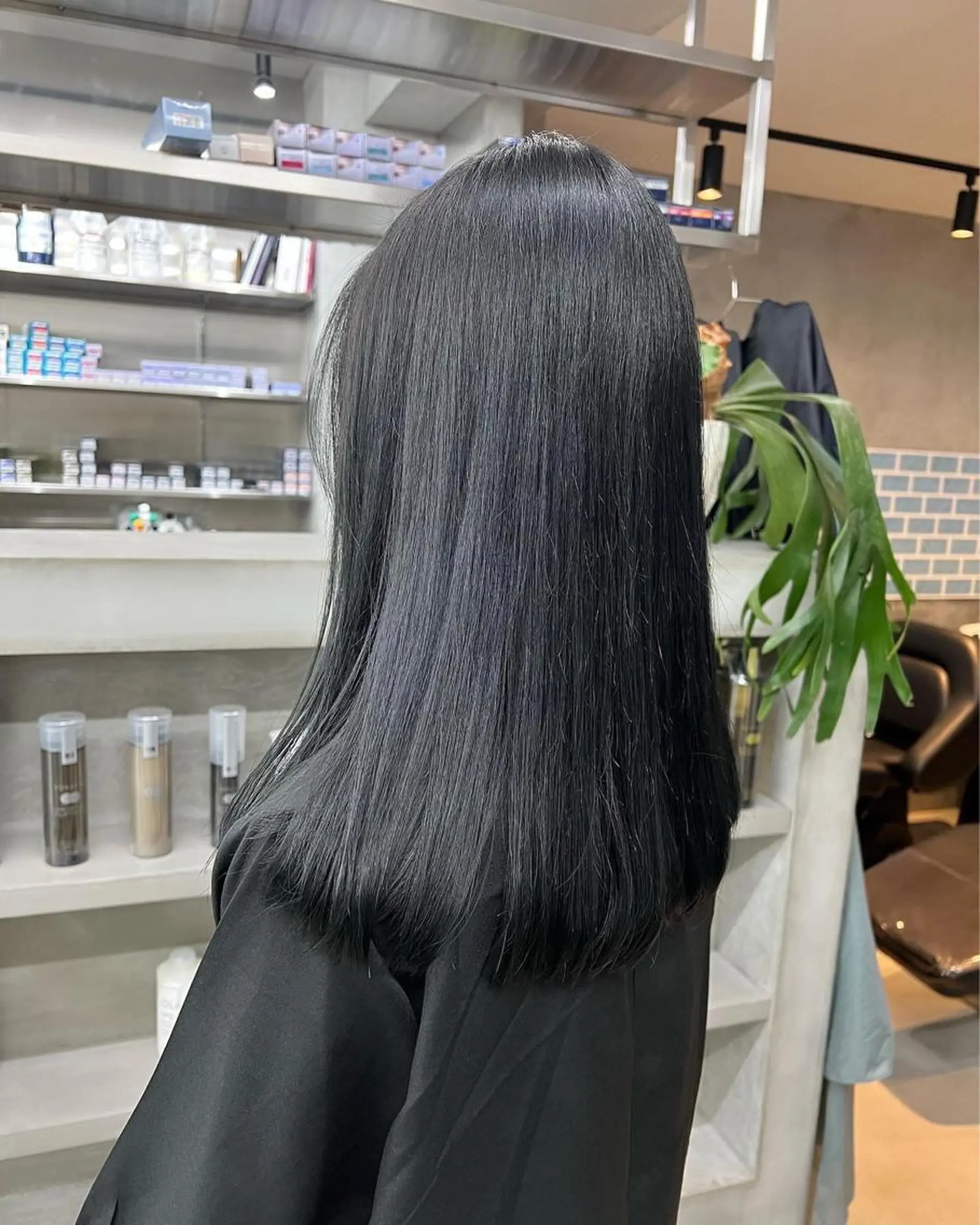 ミディアム カラー 韓国ヘア 🎀華澄のヘアスタイル