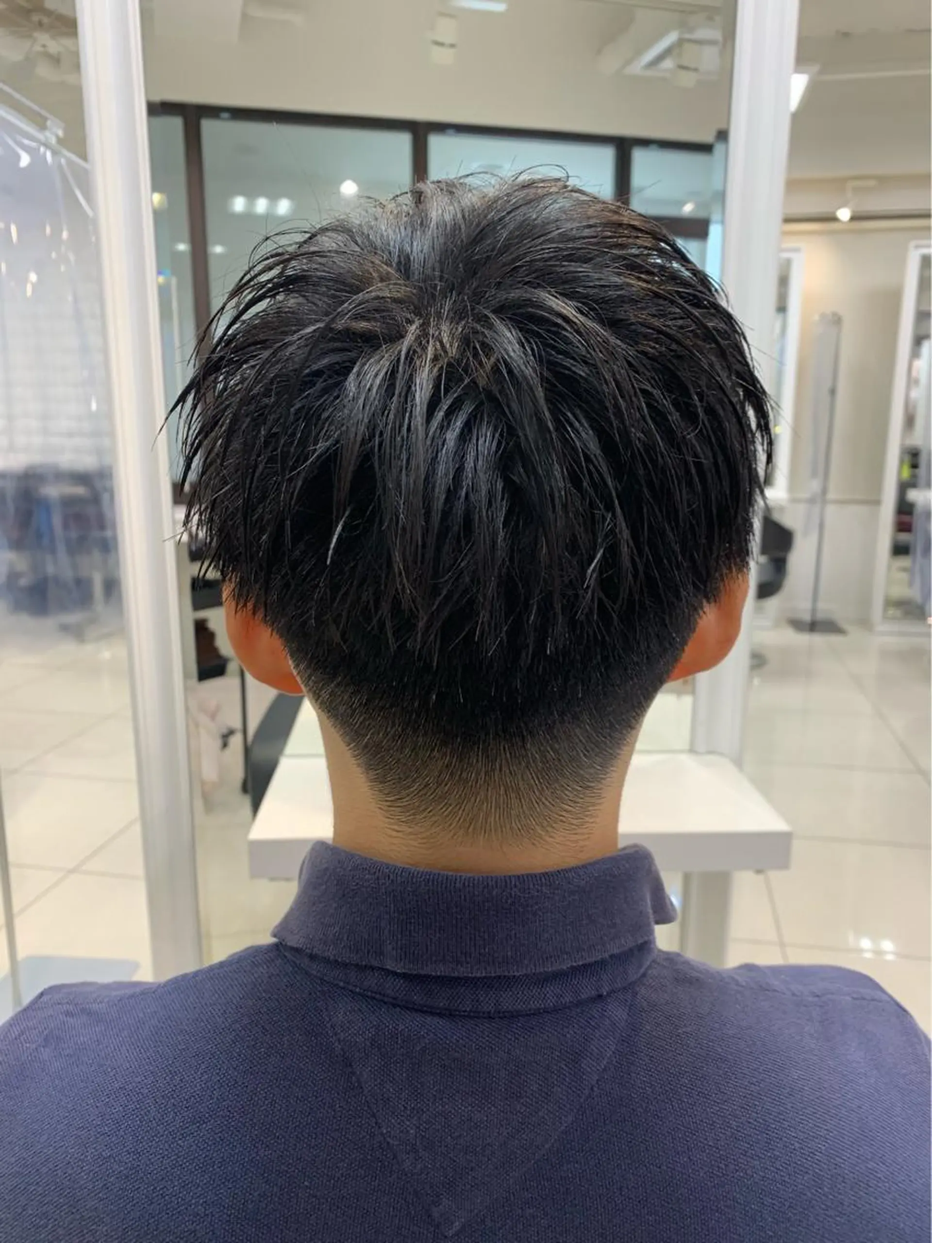 ショート メンズ マッシュ 刈り上げ カット 【メンズ縮毛矯正/ Ryokaのヘアスタイル