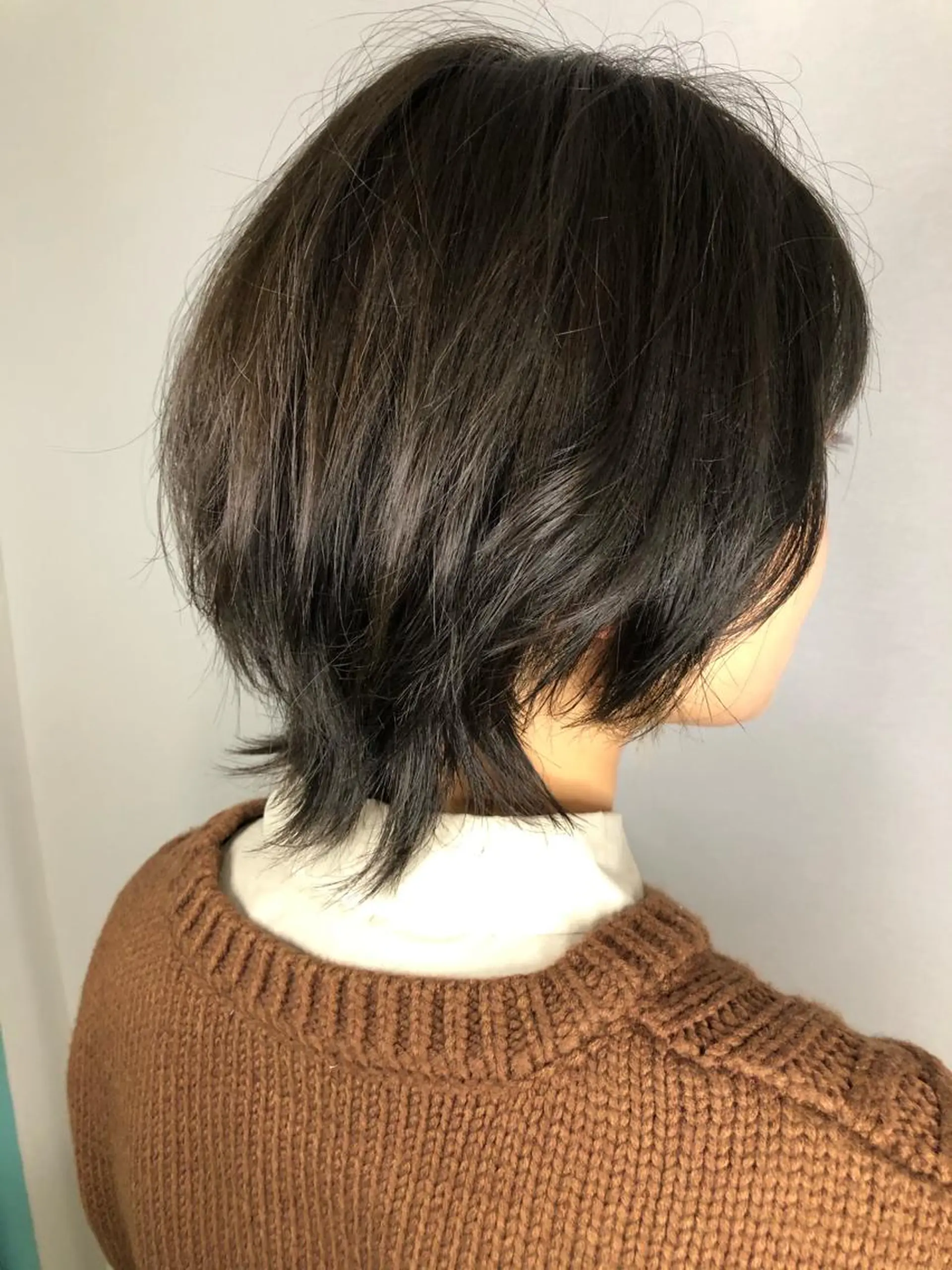 ショート カラー ウルフカット レイヤー×髪質改善 ×透明感/杉田 圭のヘアスタイル