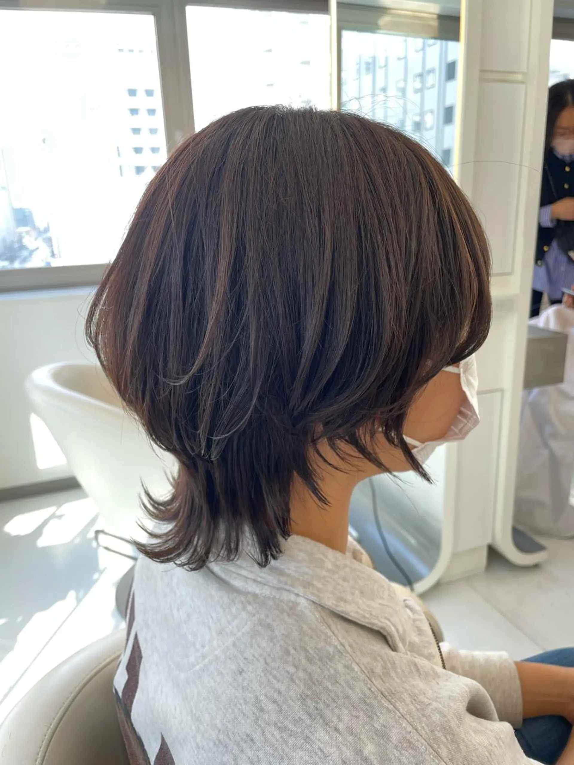 ショート カラー ブラウンカラー ナチュラルブラウン ウルフカット カット ヘアカラー トリートメント 💈髪質改善メニュー 佐藤 萌💈のヘアスタイル