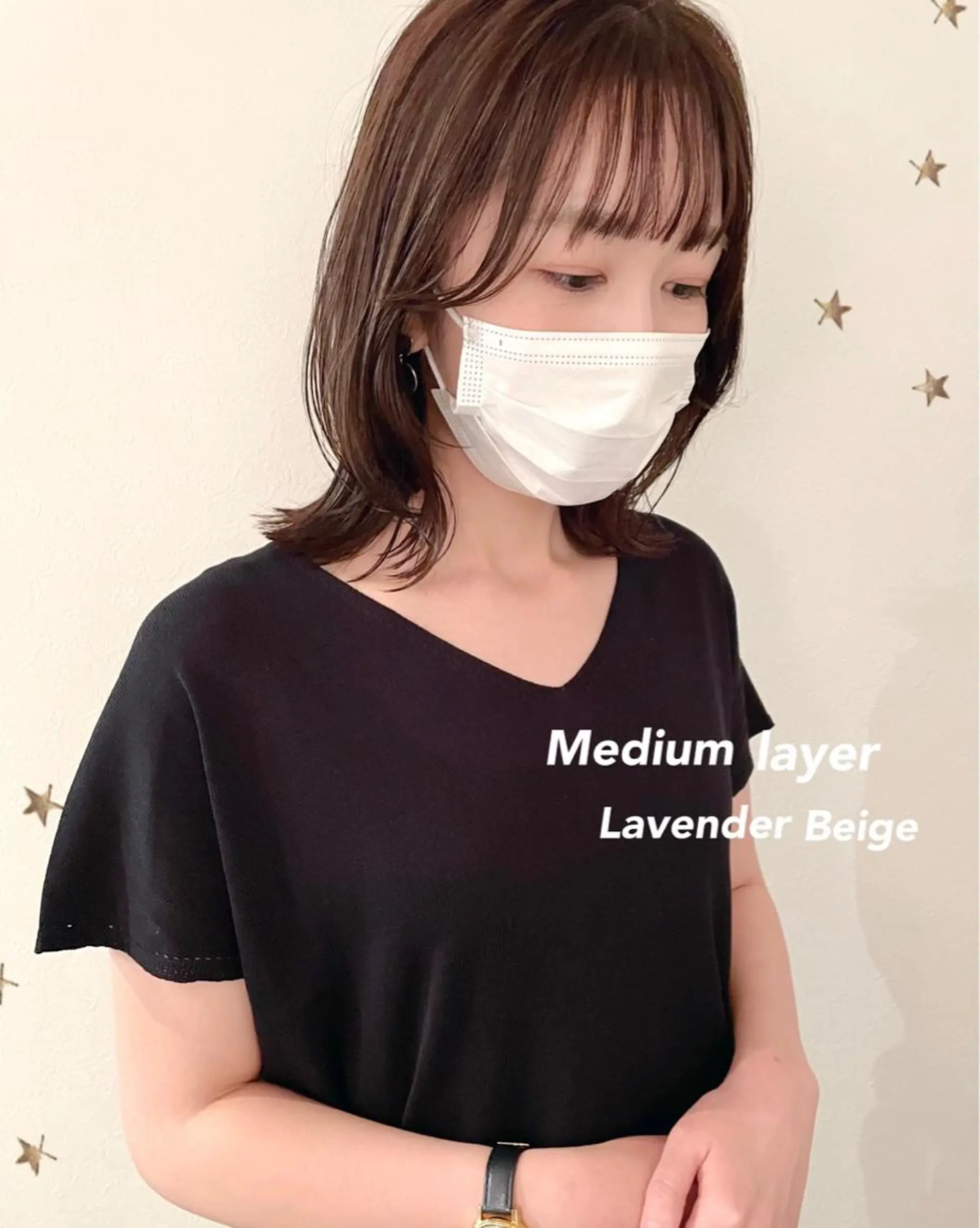 ミディアム カラー カット ヘアカラー salon AKIRA所属・市川 千夏のヘアスタイル