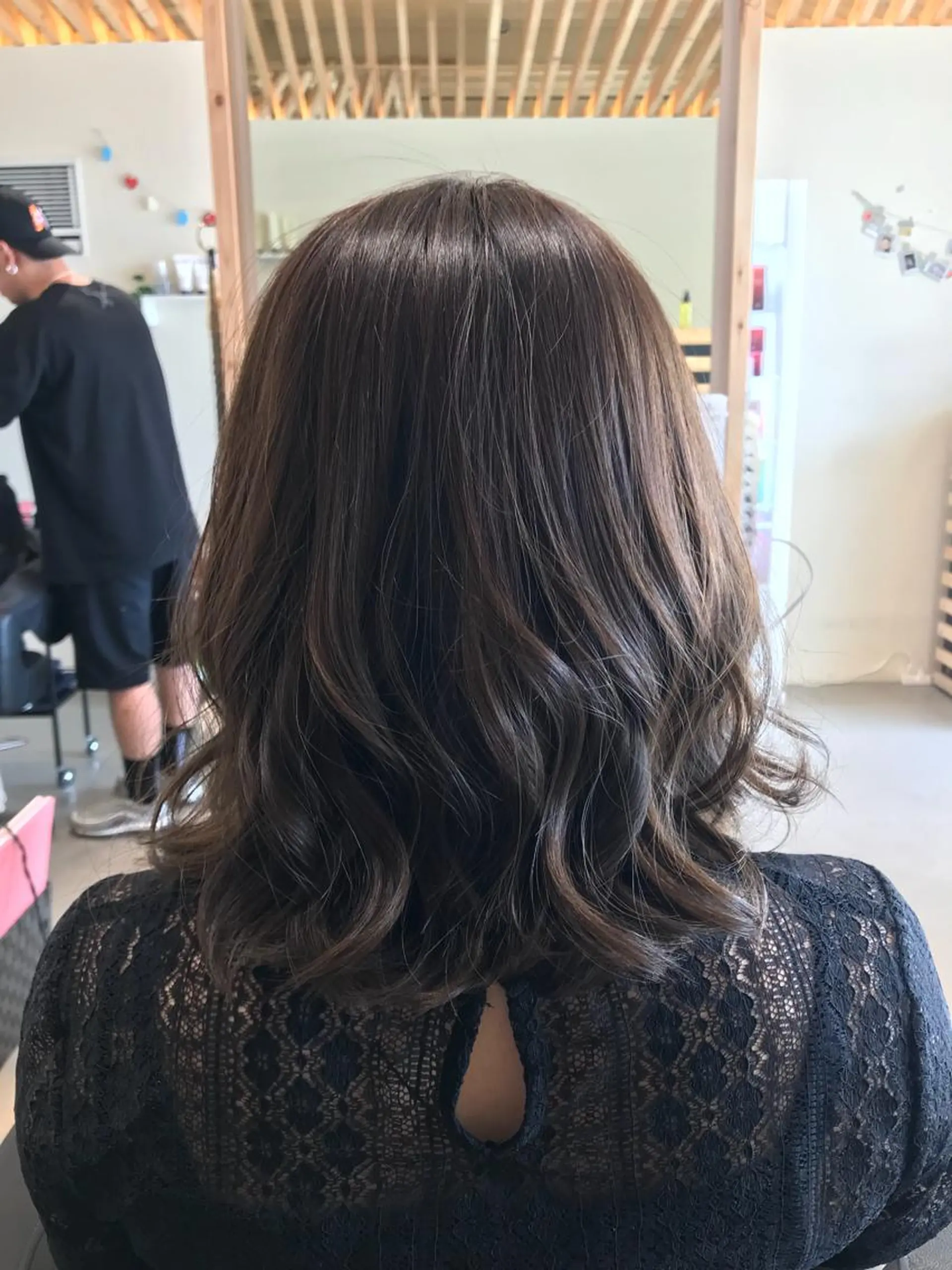ミディアム カラー 関口 友行のヘアスタイル