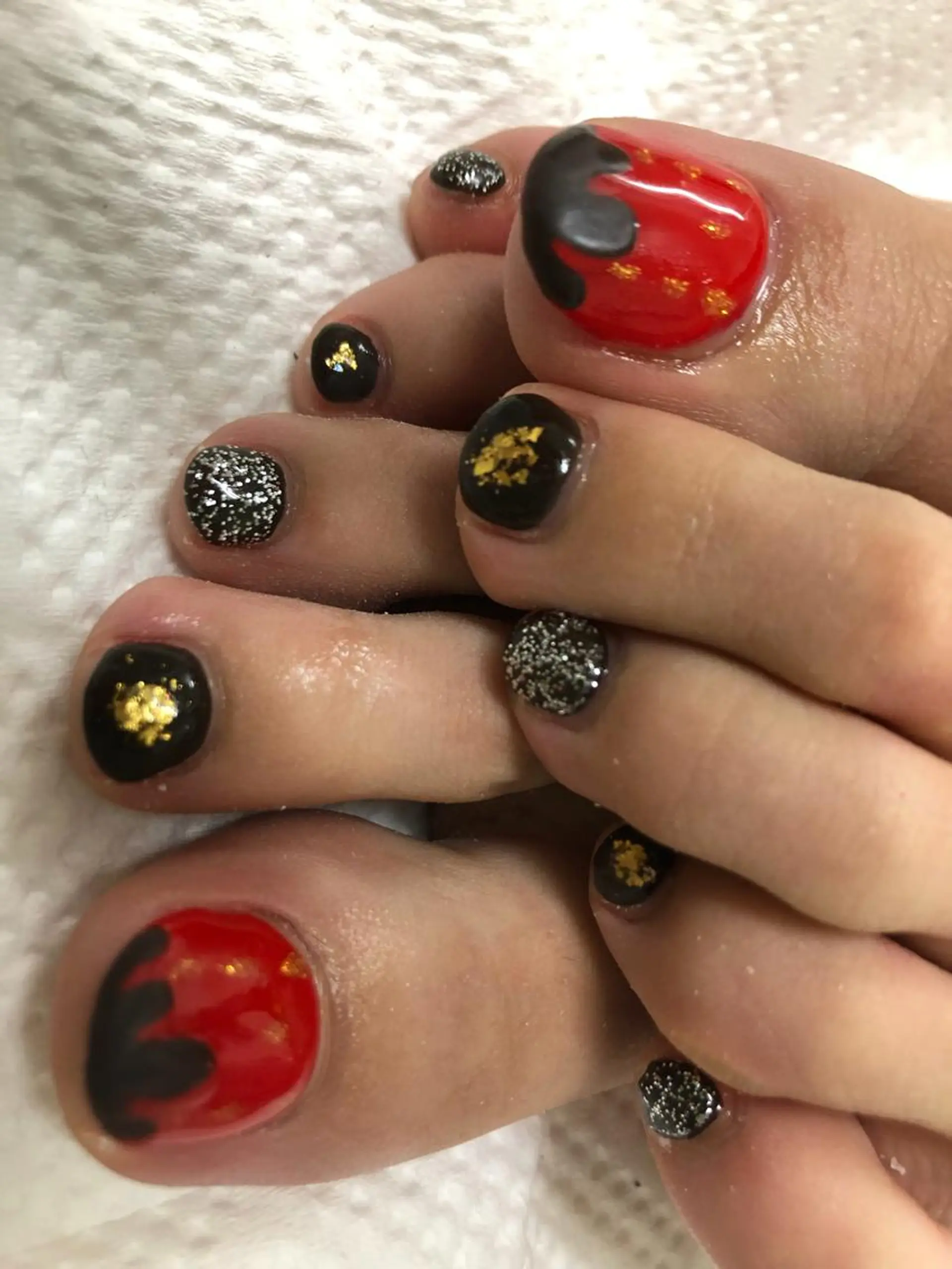 ネイル フットネイル 💝Aki Nail💝のネイルデザイン
