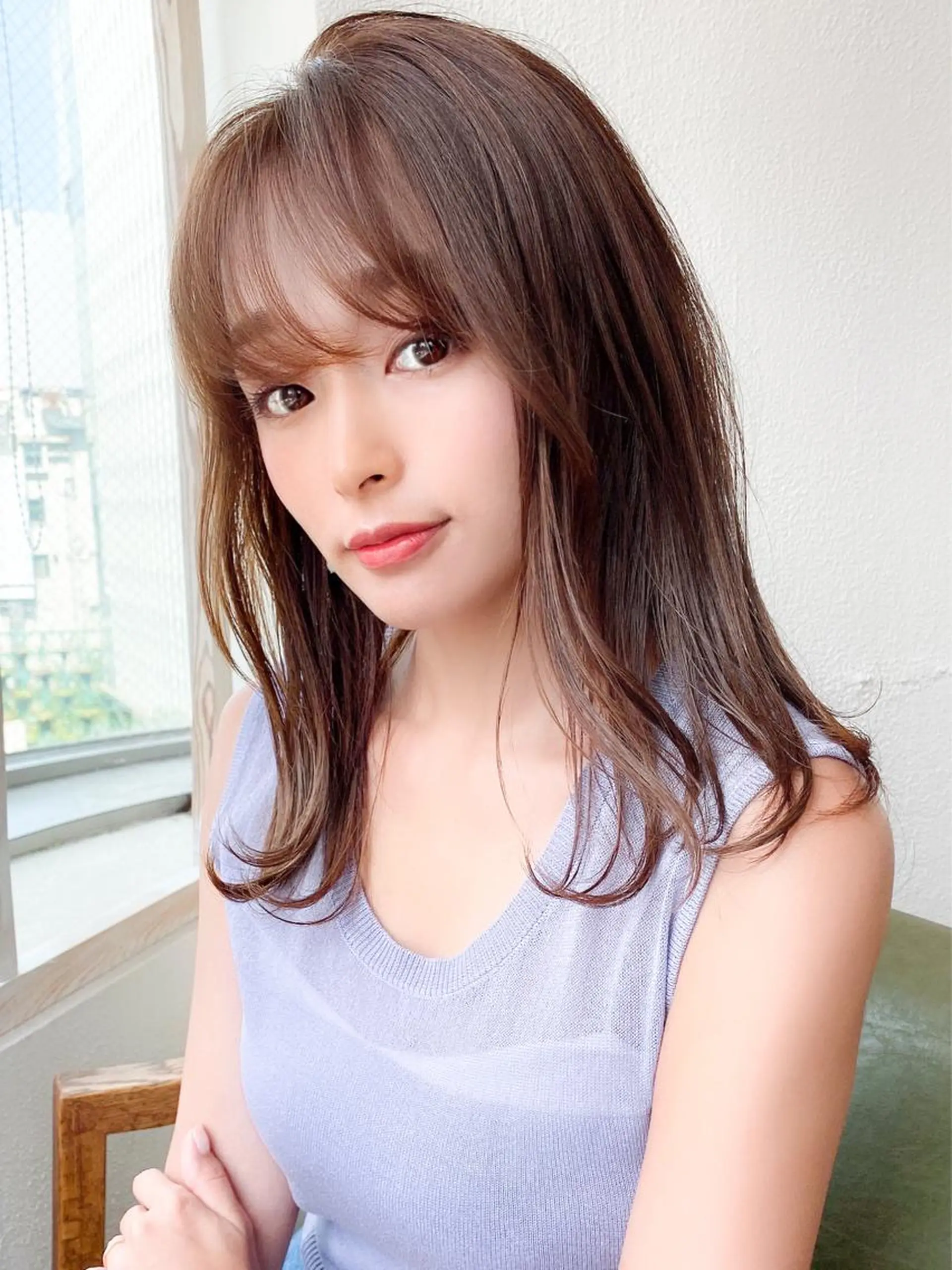 ミディアム カラー ☺︎ Naomiのヘアスタイル