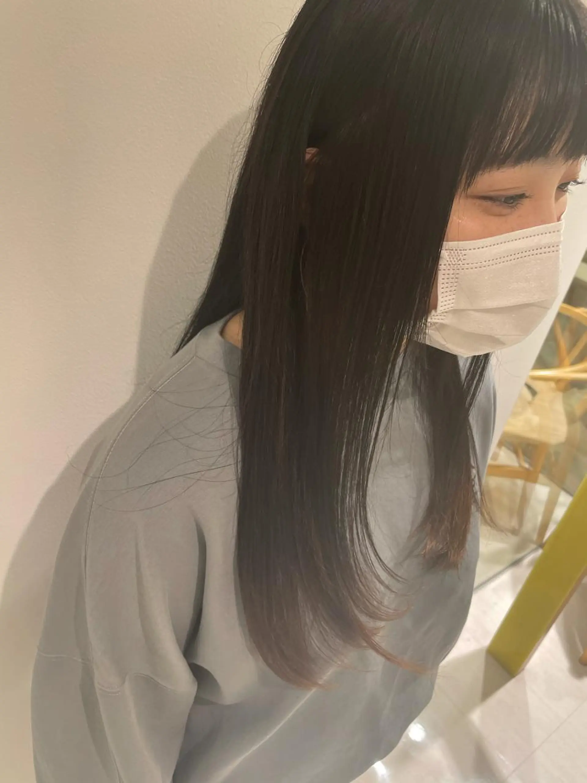 ロング パーマ ストレートパーマ 髪質改善カラー/ボブ 🌻Mutsumiのヘアスタイル