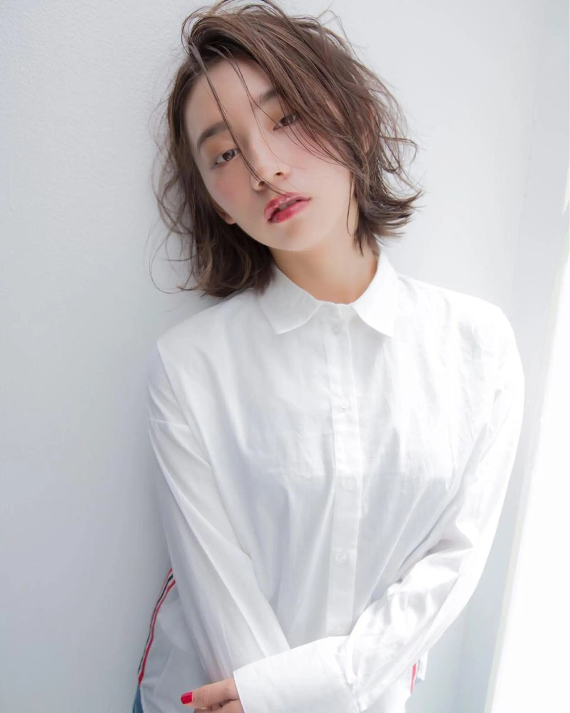 ミディアム ○HITOMI ○のヘアスタイル
