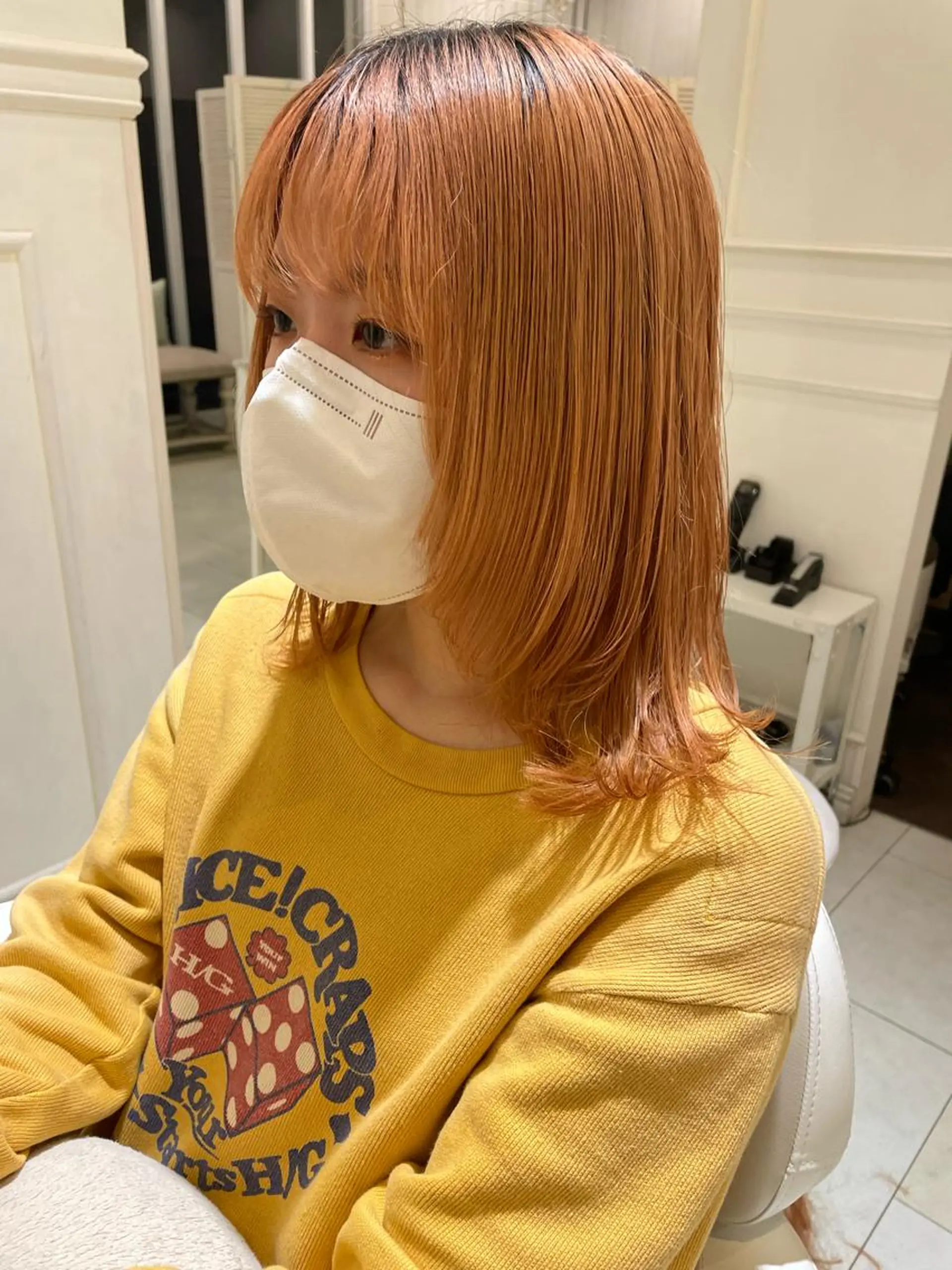 セミロング 🍒顔周り/レイヤー /韓国風/アリサ🍒のヘアスタイル