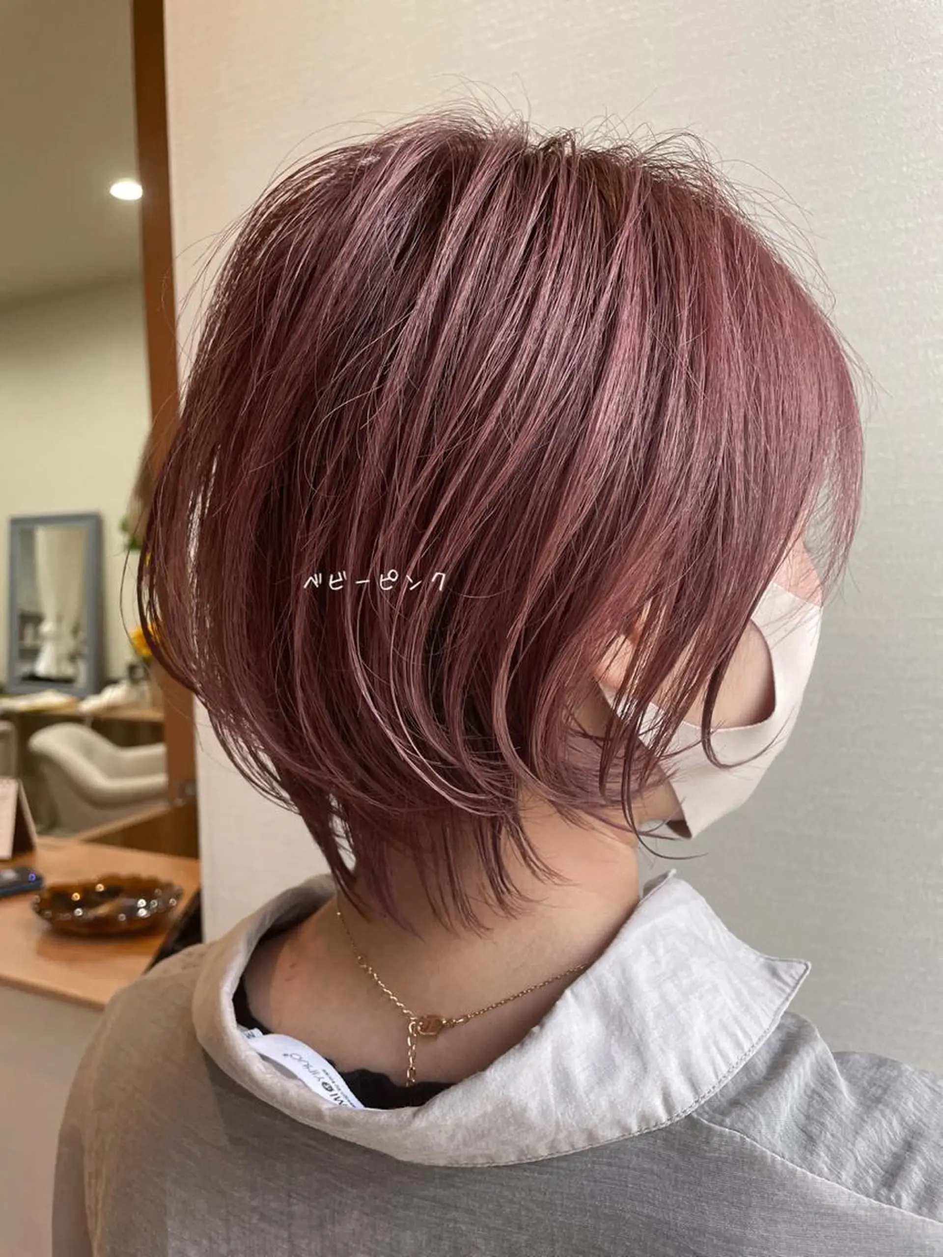 ショート カラー NOPPO 和泉市 美容室／奥村　飛鳥のヘアスタイル