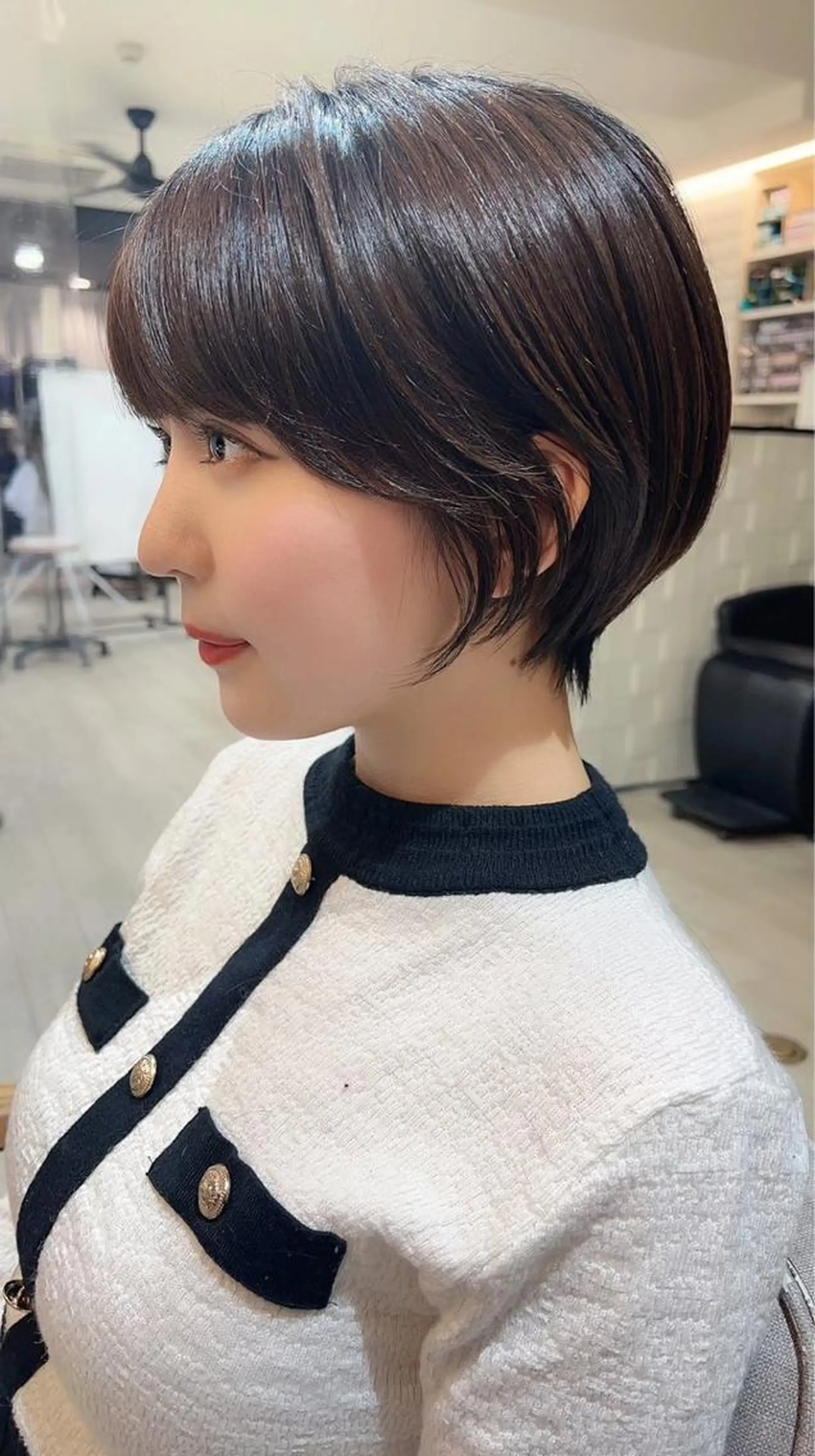 ショート カット ヘアカラー トリートメント サロウィン銀座RAYⅡ所属・❣️髪質改善/ 美髪矯正/沼座悠人のヘアスタイル
