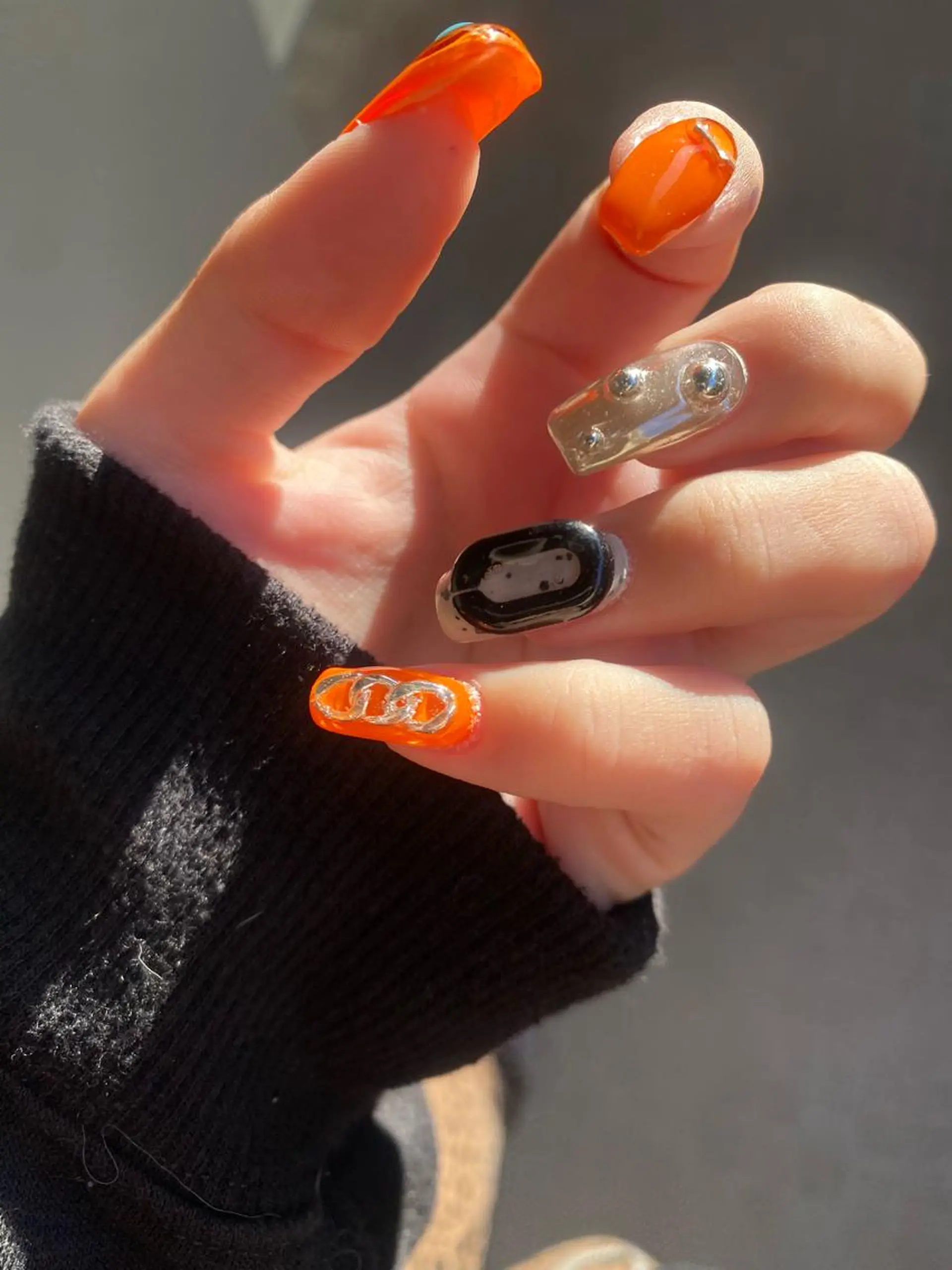 セミロング カラー パーマ ヘアアレンジ メンズ キッズ ネイル マツエク・マツパ アイブロウ ハンドネイル ハンドケア 今福鶴見ネイル 8(ｴｲﾄ)のネイルデザイン