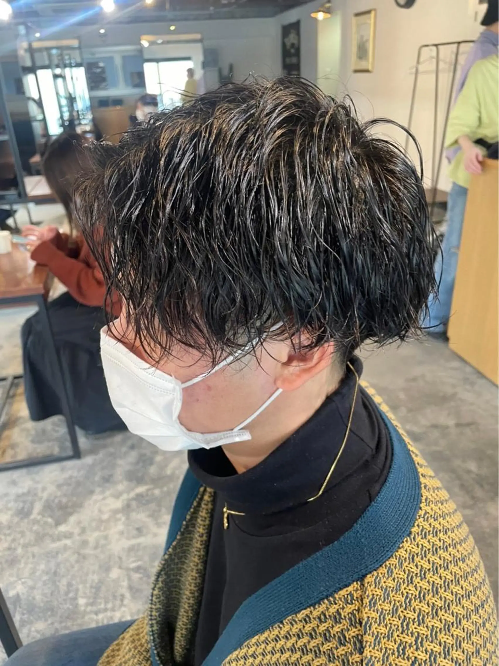 ショート パーマ カット パーマ メンズ特化✂︎ ✂︎sunのヘアスタイル