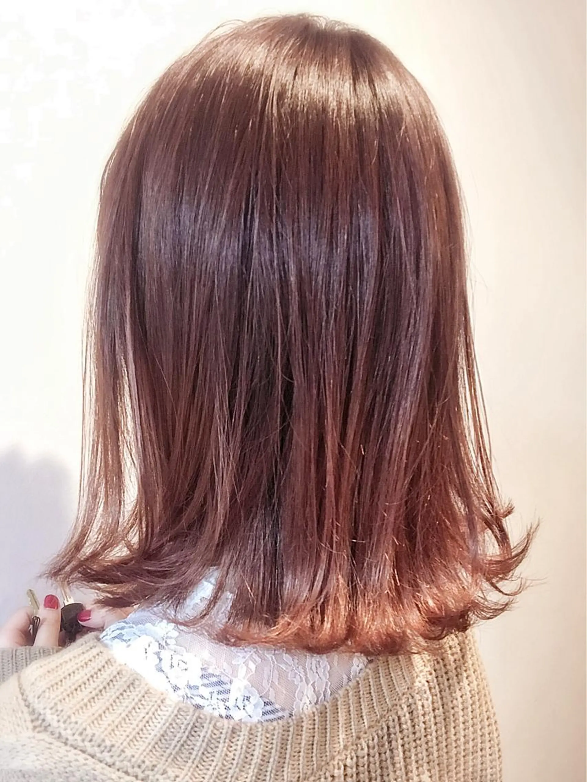 ミディアム カット ヘアカラー トリートメント 米澤 篤志のヘアスタイル