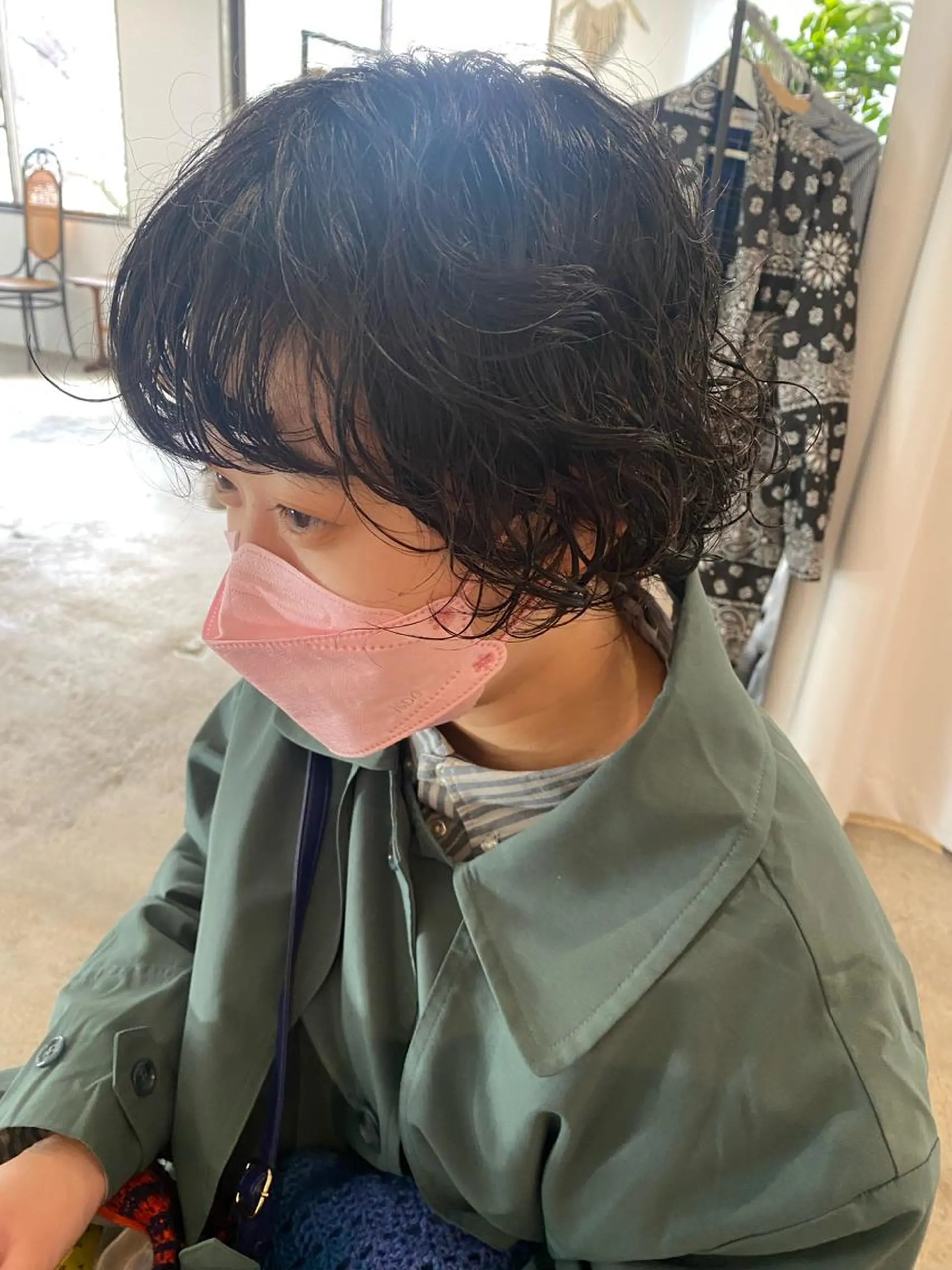 ショート パーマ カット パーマ トリートメント Hayashi Shioriのヘアスタイル