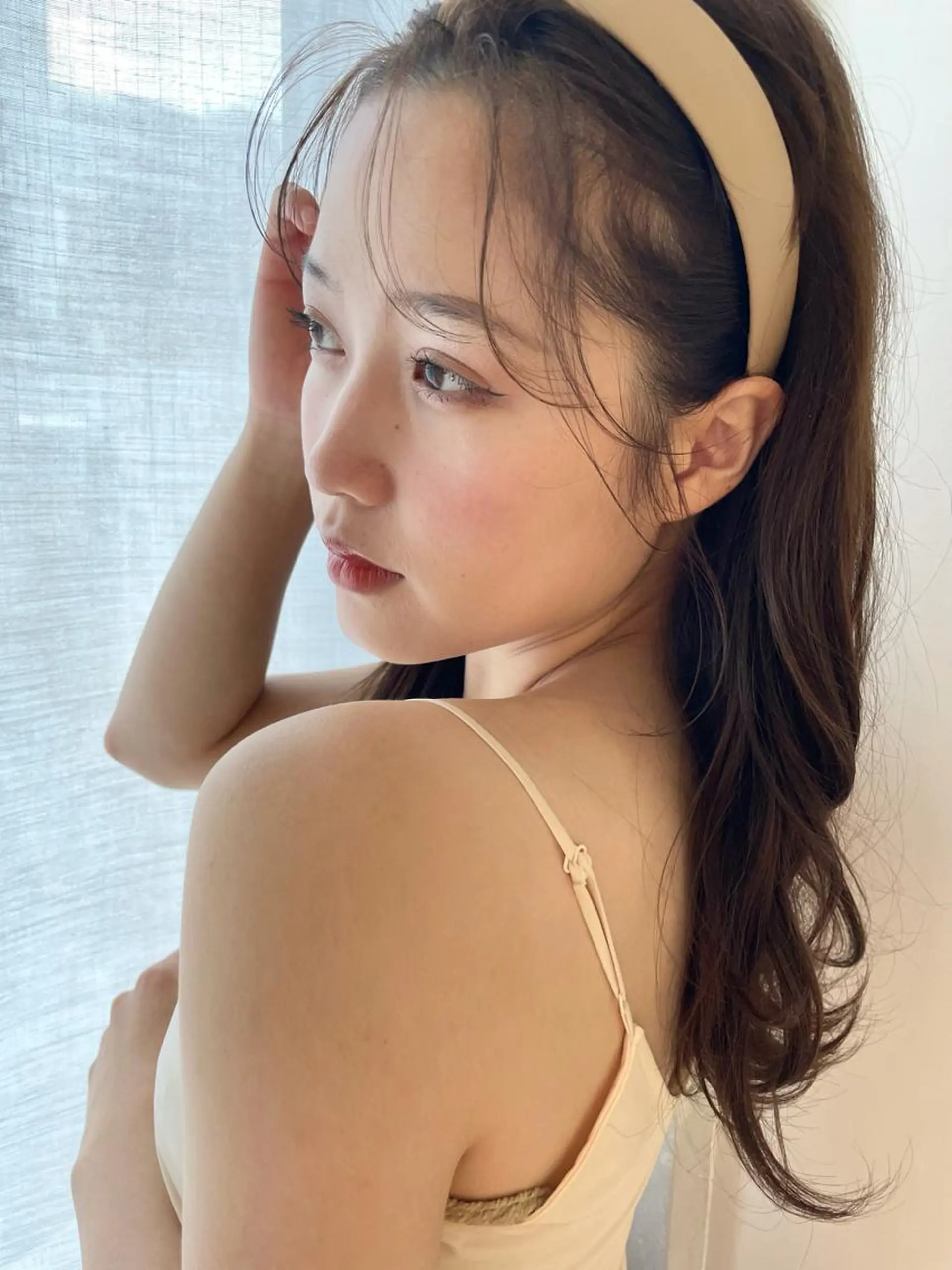 セミロング カラー 遠藤 眞実のヘアスタイル