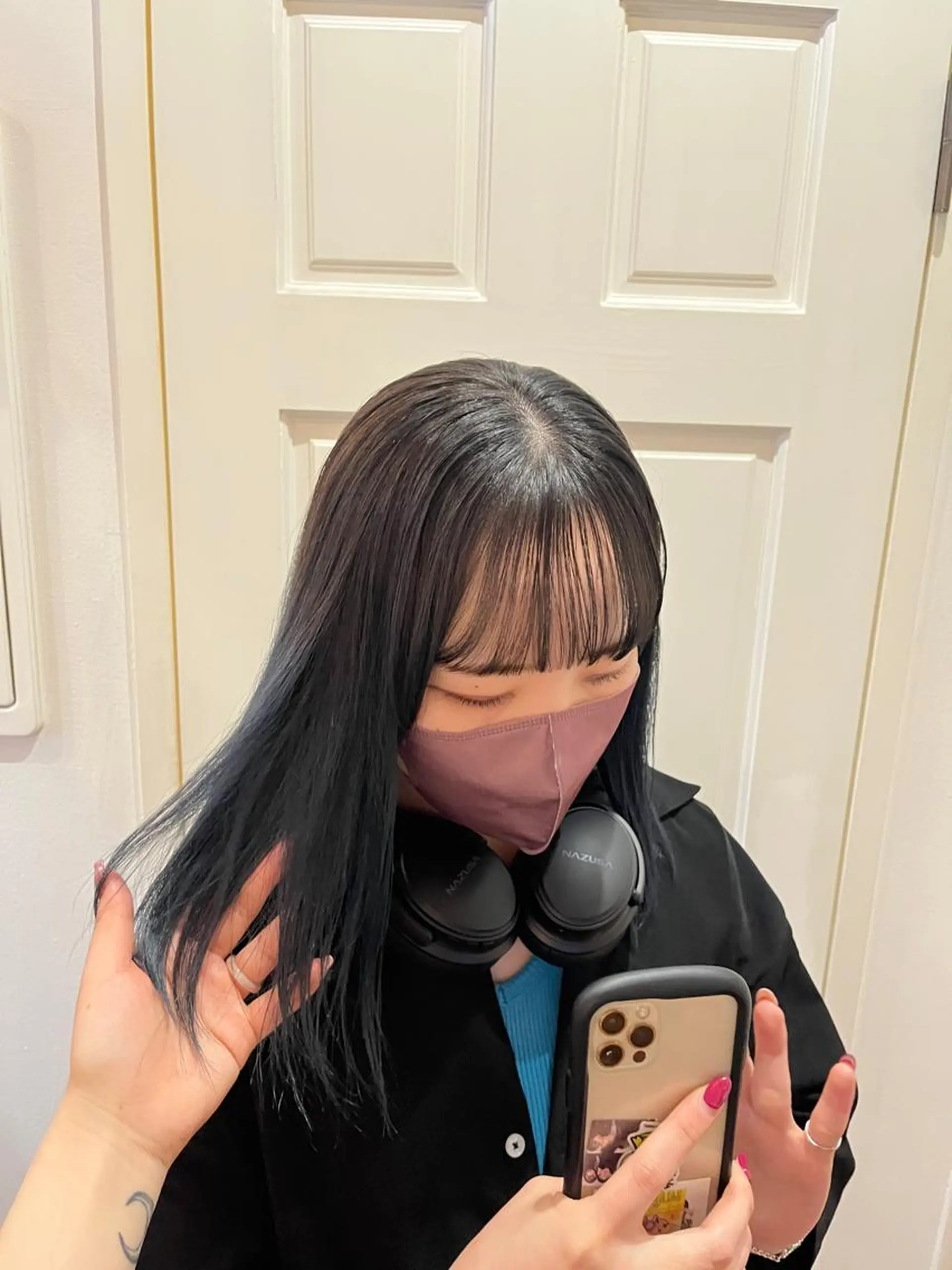 ミディアム カラー sora / 渋谷 / ハイトーンのヘアスタイル