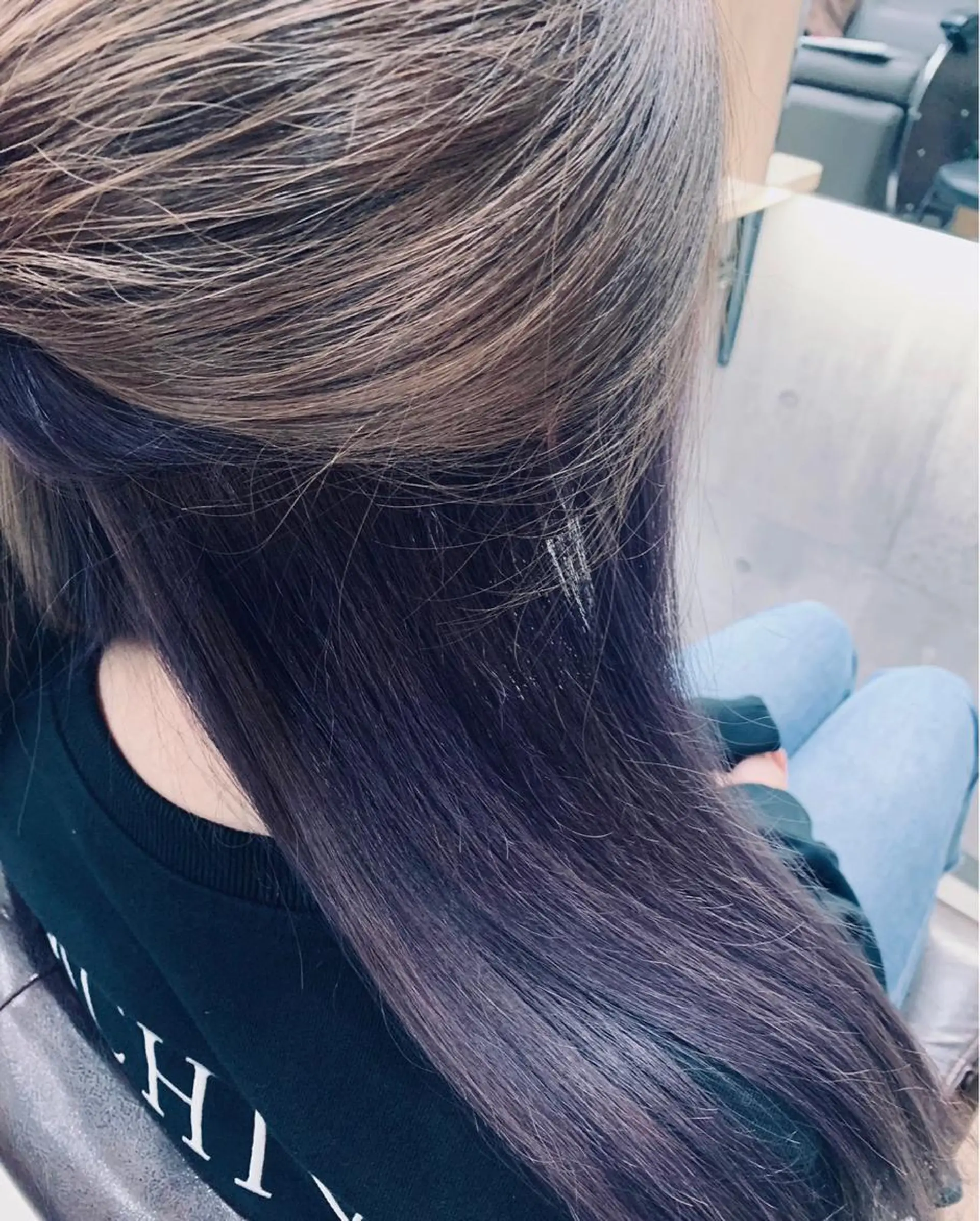 ロング カラー バレイヤージュ ブリーチ ダブルカラー グラデーションカラー ハイライトカラー ヘアカラー memento 斎藤大覚のヘアスタイル