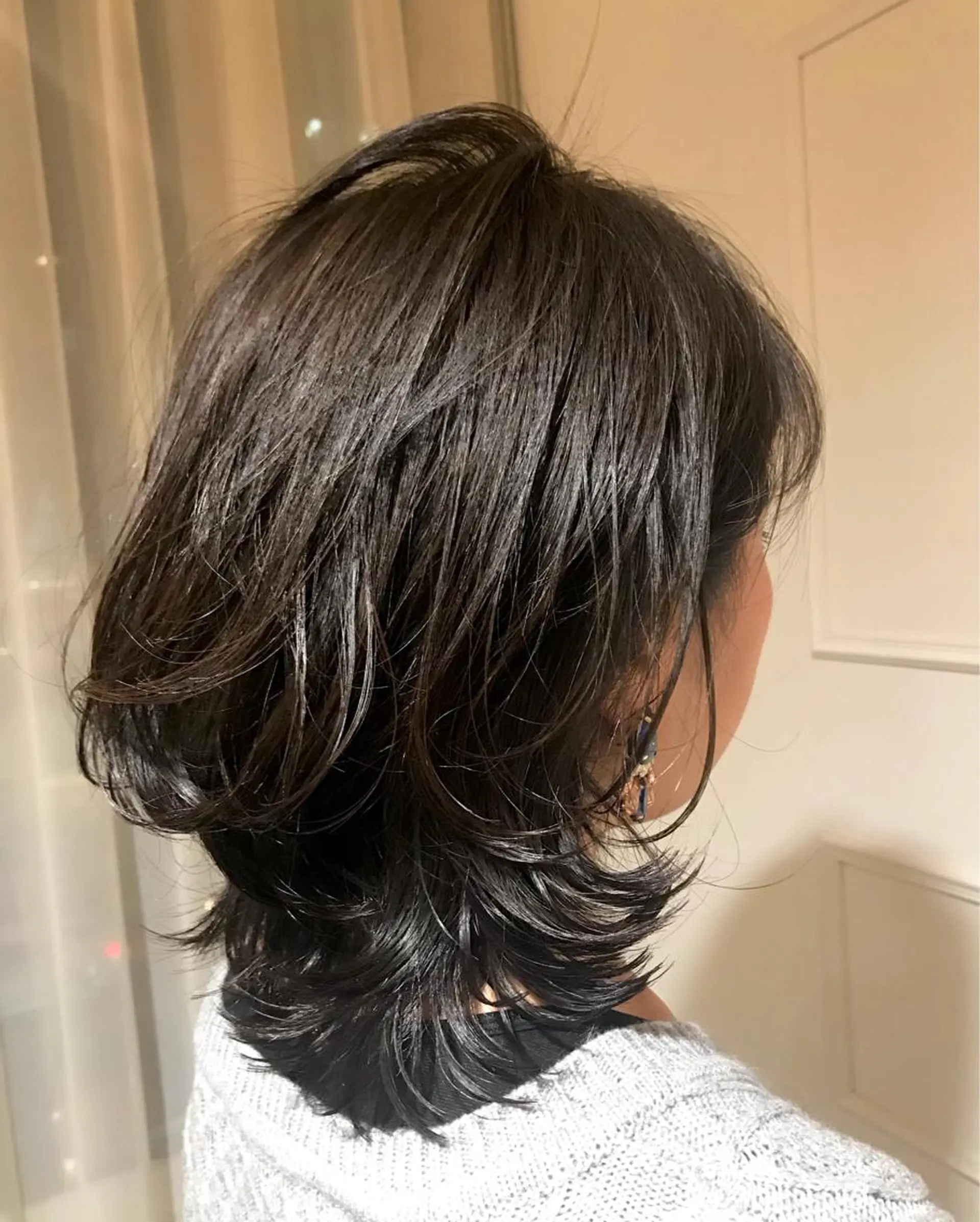 ミディアム カラー 黒神 浩之のヘアスタイル