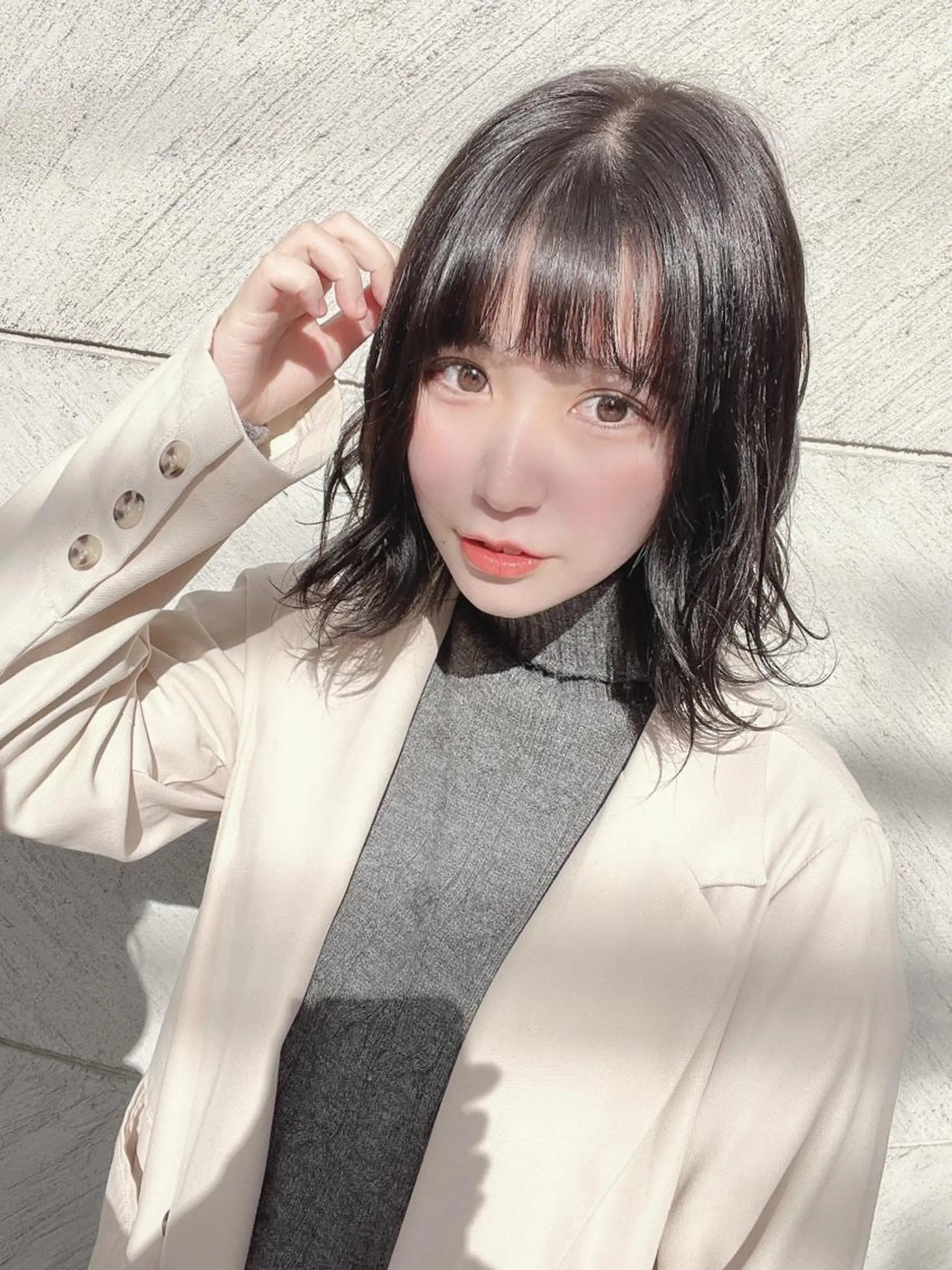 ミディアム カット ヘアカラー トリートメント sweep˖ ࣪⊹ ルカ┊ケアブリーチのヘアスタイル