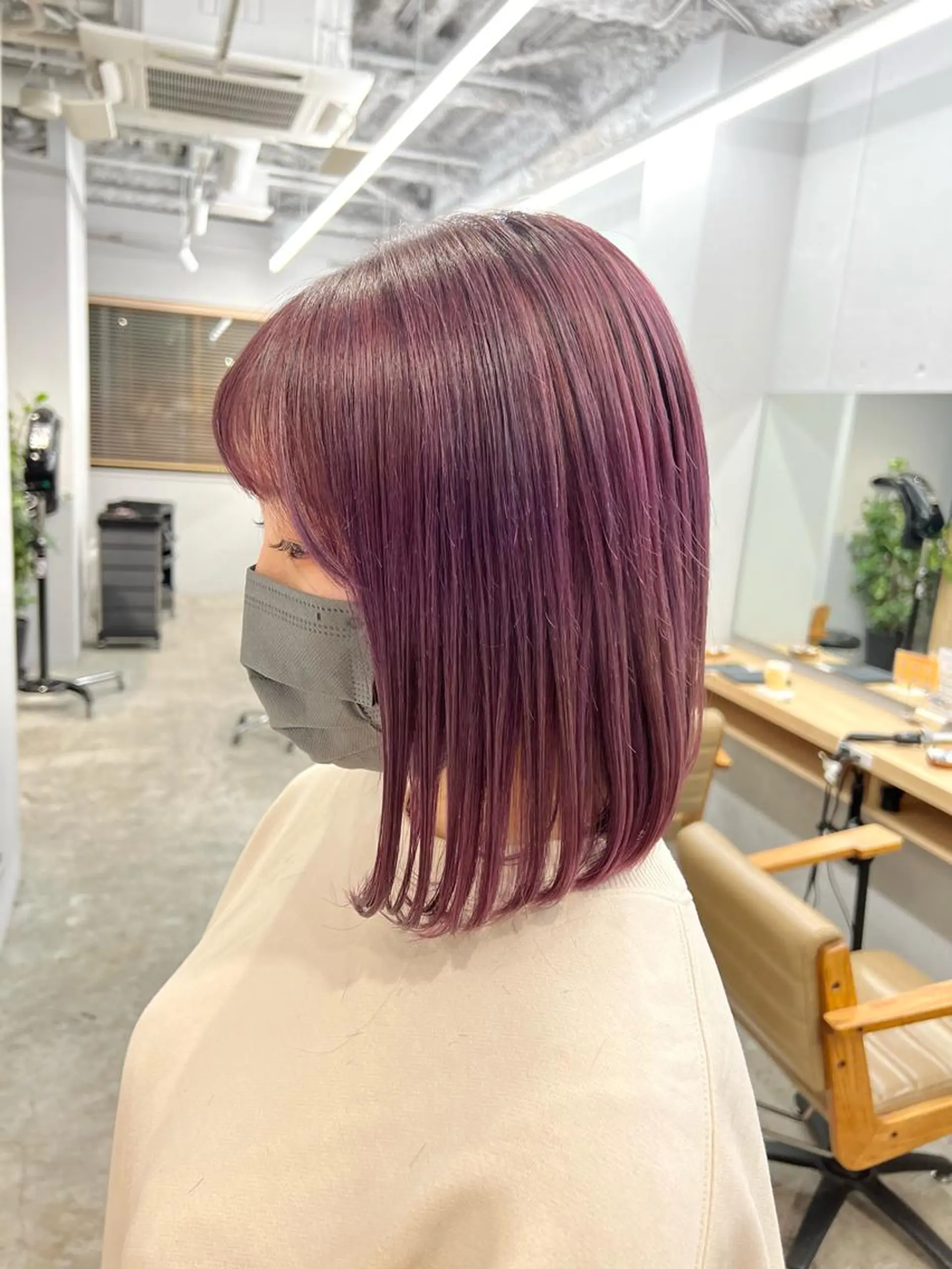 ミディアム カラー ラベンダーカラー 代表　YUKI ☆のヘアスタイル