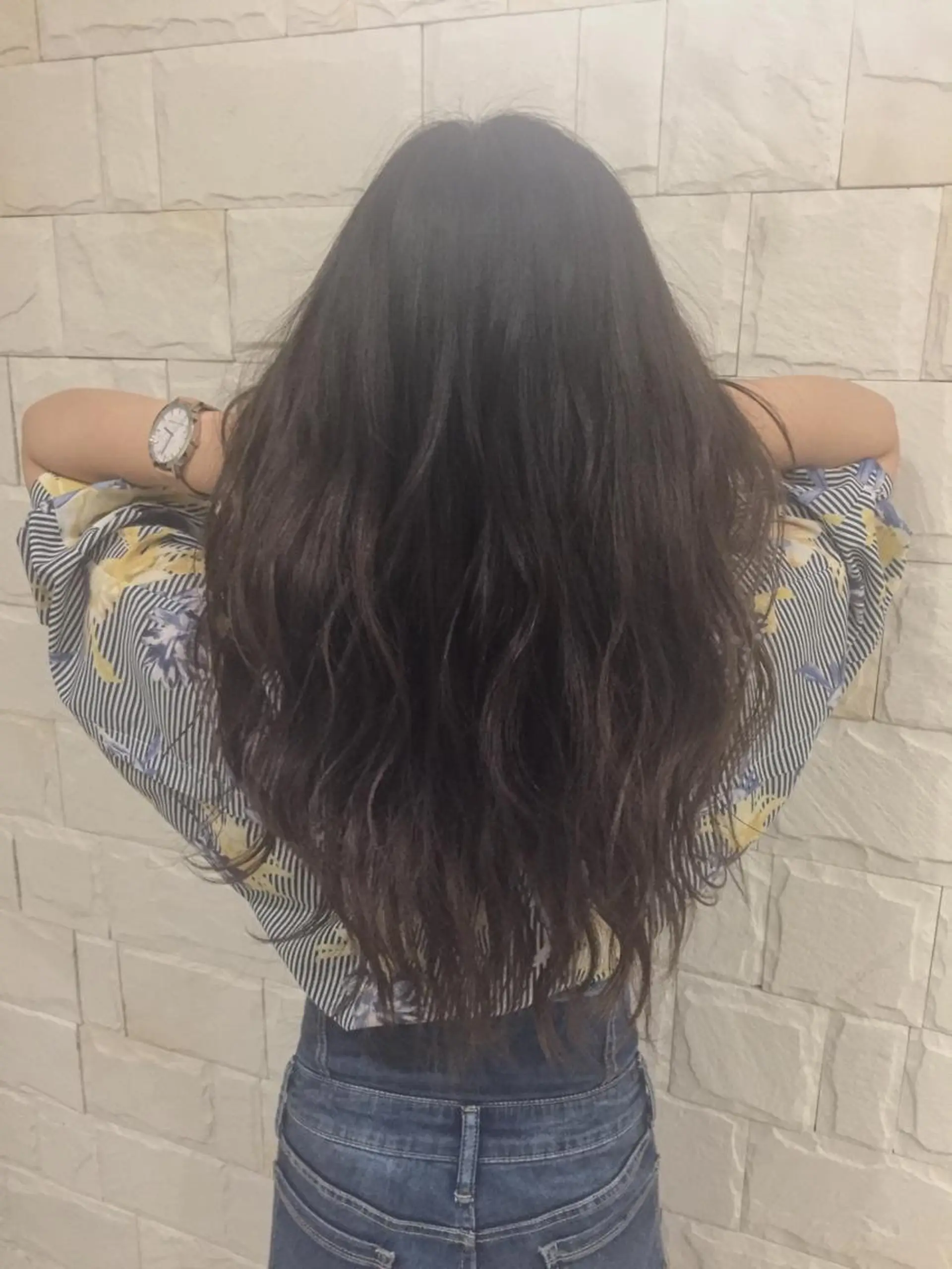 ロング カラー _WHITE 高槻店 平野湧人　/髪質改善のヘアスタイル