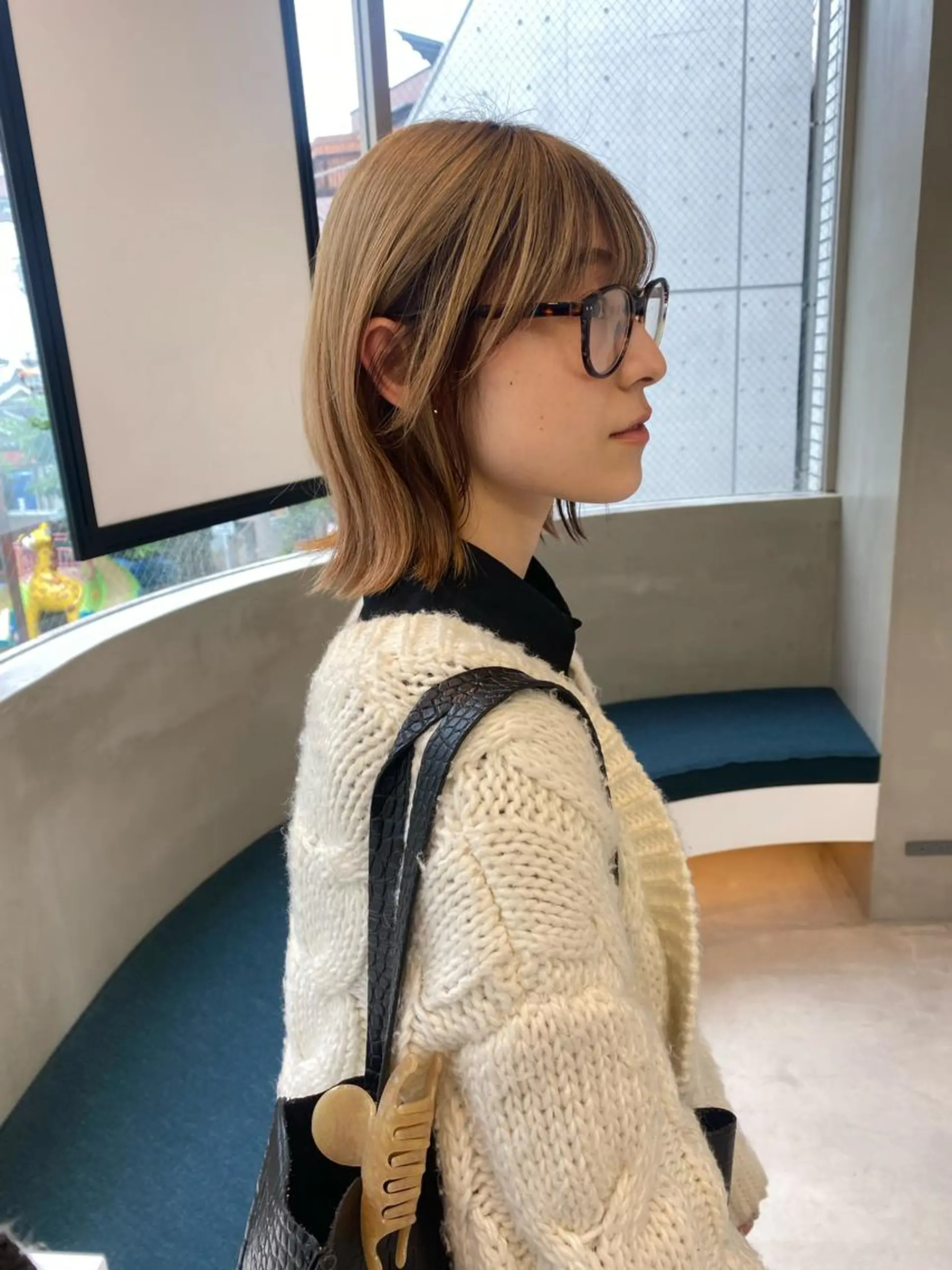 ミディアム カラー うる艶ヘア♡韓国好き 透明感　shotaのヘアスタイル