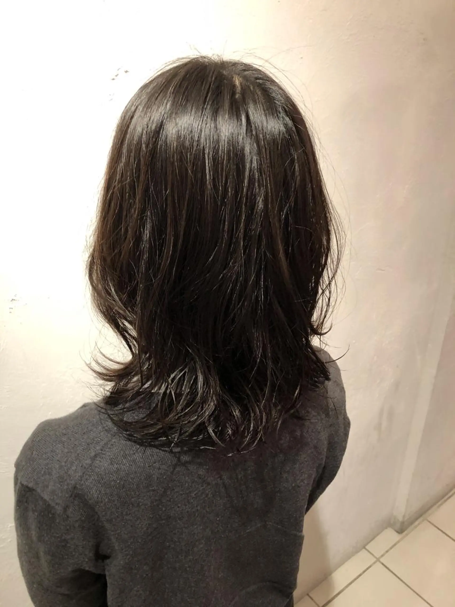 ミディアム パーマ くびれヘア 韓国風ヘア レイヤーカット ⚡️メンズ/波巻き/ 片岡篤宣/水戸⚡️のヘアスタイル