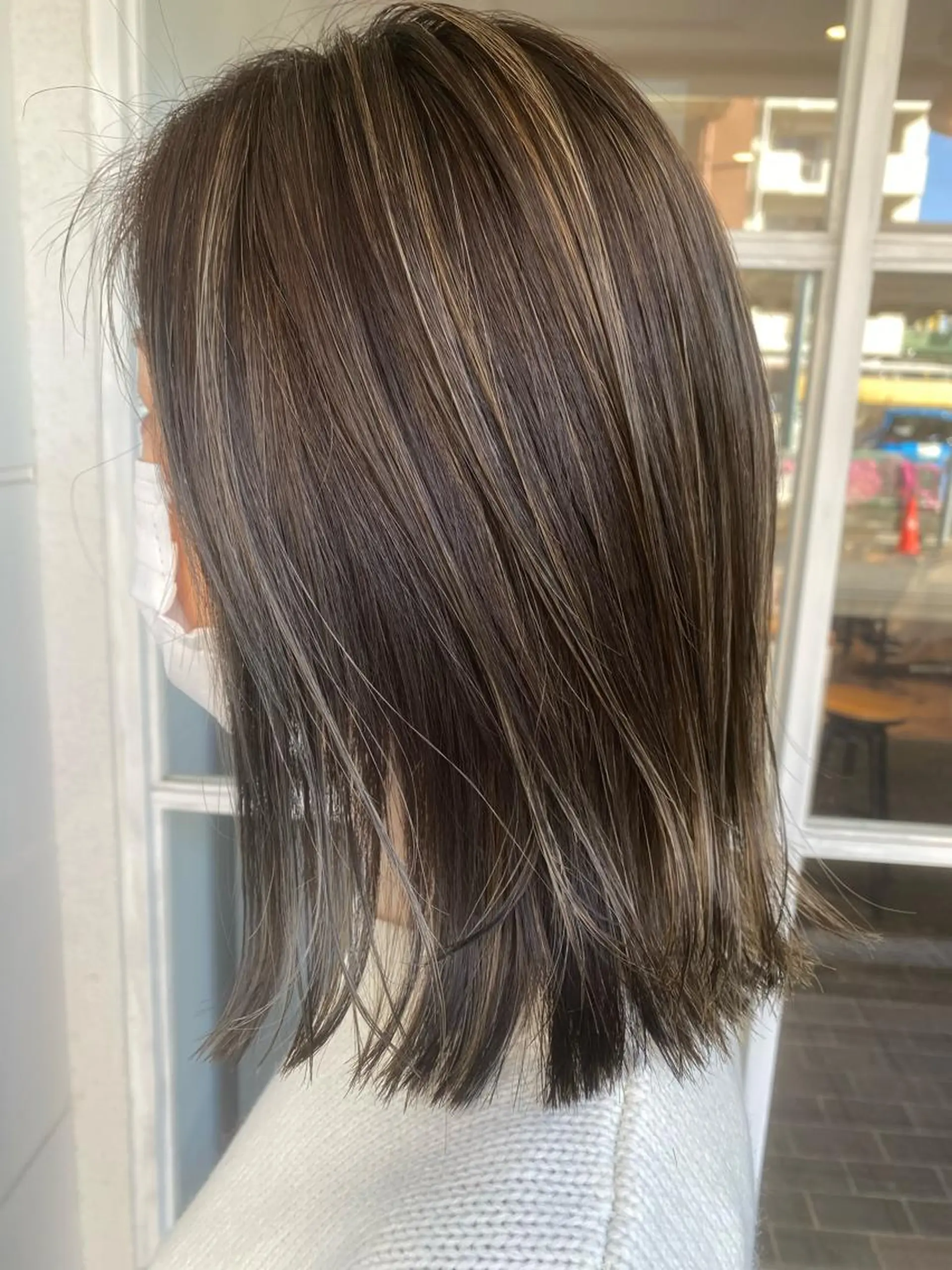 ミディアム カラー ヘアアレンジ ヘアカラー ◎モチマル チアキ◎のヘアスタイル