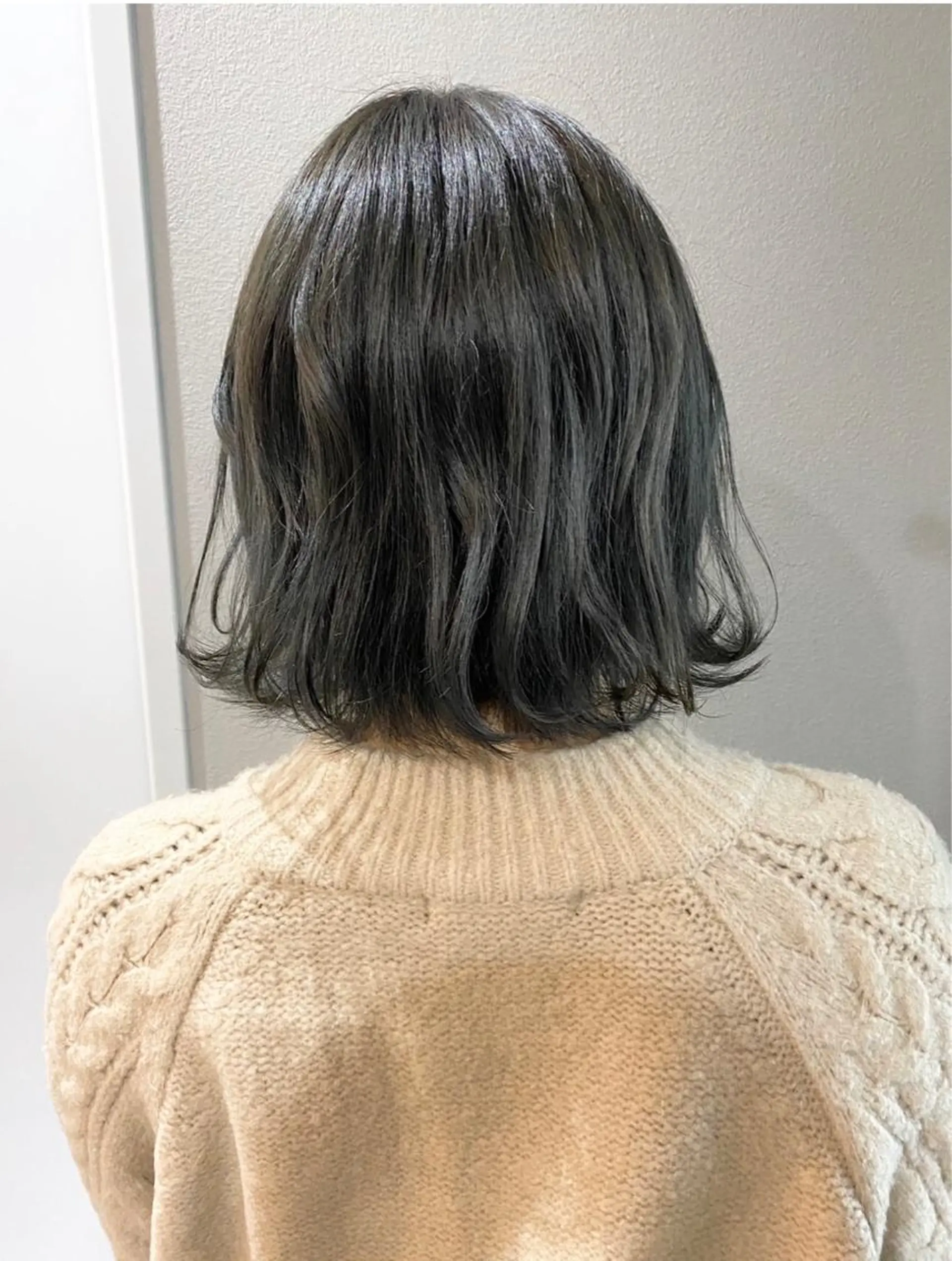 ミディアム カラー アッシュ ボブ 外ハネヘア 🫧似合わせヘア/ 副店長＊千葉のヘアスタイル