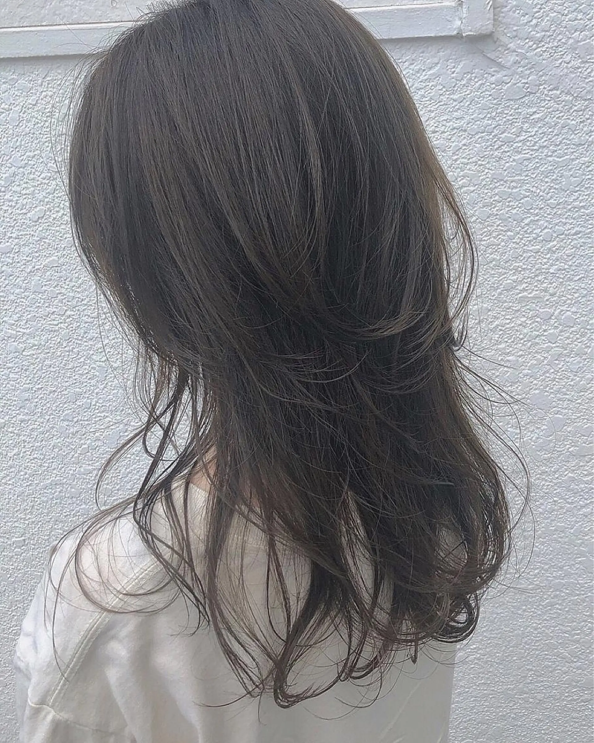 セミロング レイヤーカット カット ヘアカラー トリートメント peige 斉藤✨大人ヘアー✨のヘアスタイル