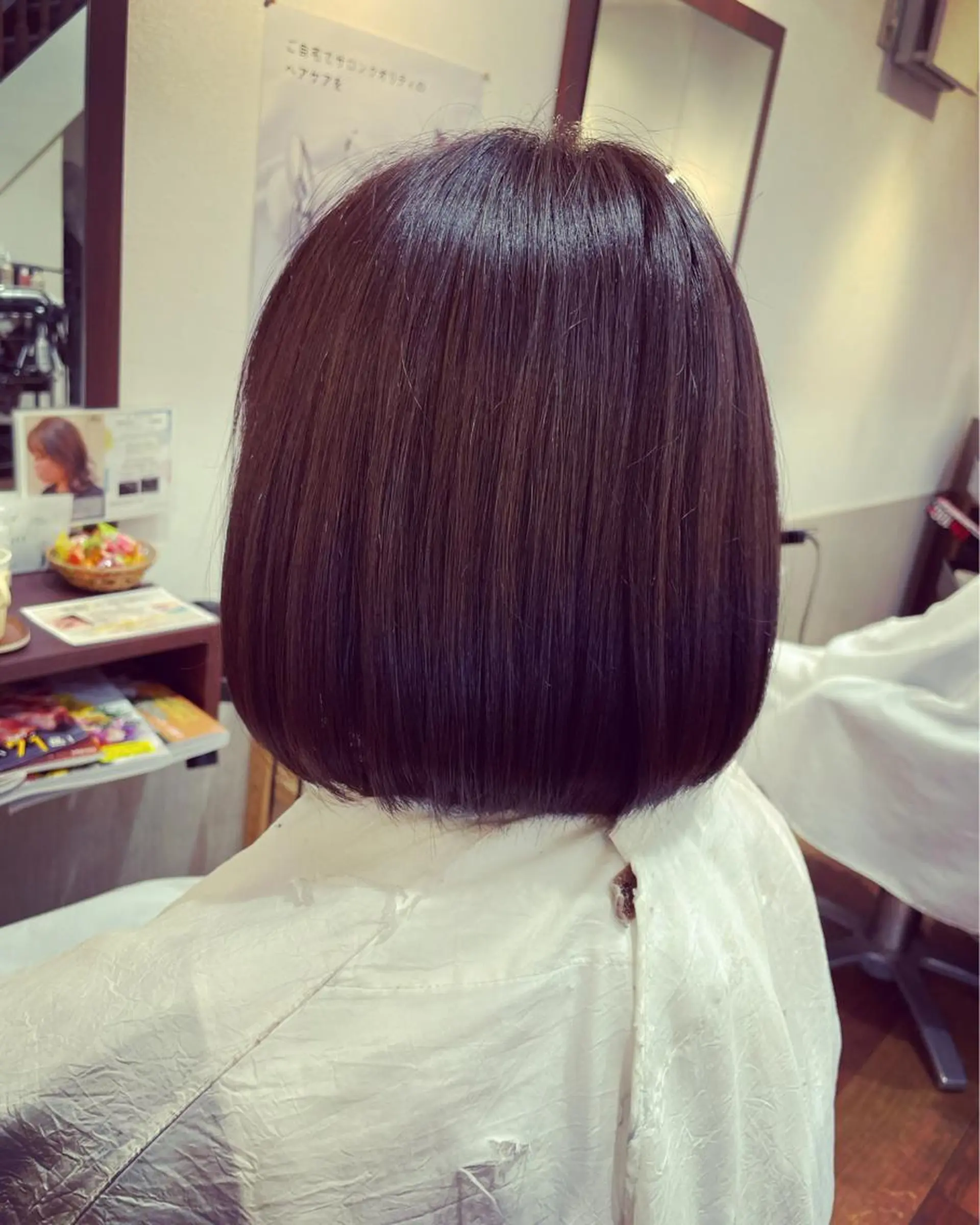 ミディアム カラー 浅香山✨美髪✨ やまもとあきこのヘアスタイル