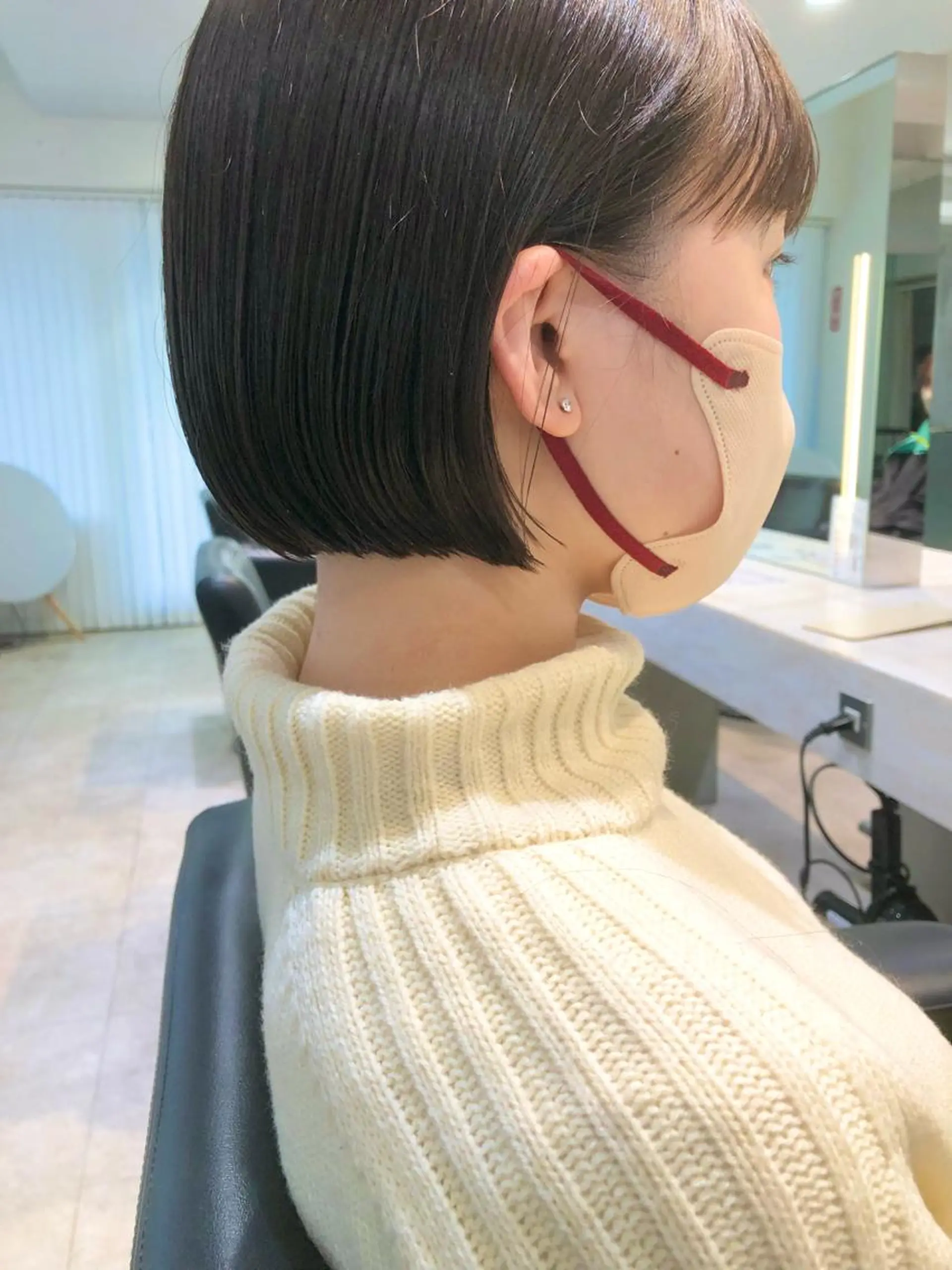 ショート カラー ボブ カット ヘアカラー トリートメント ハイトーン/ブリーチ 似合せカット/パーマのヘアスタイル