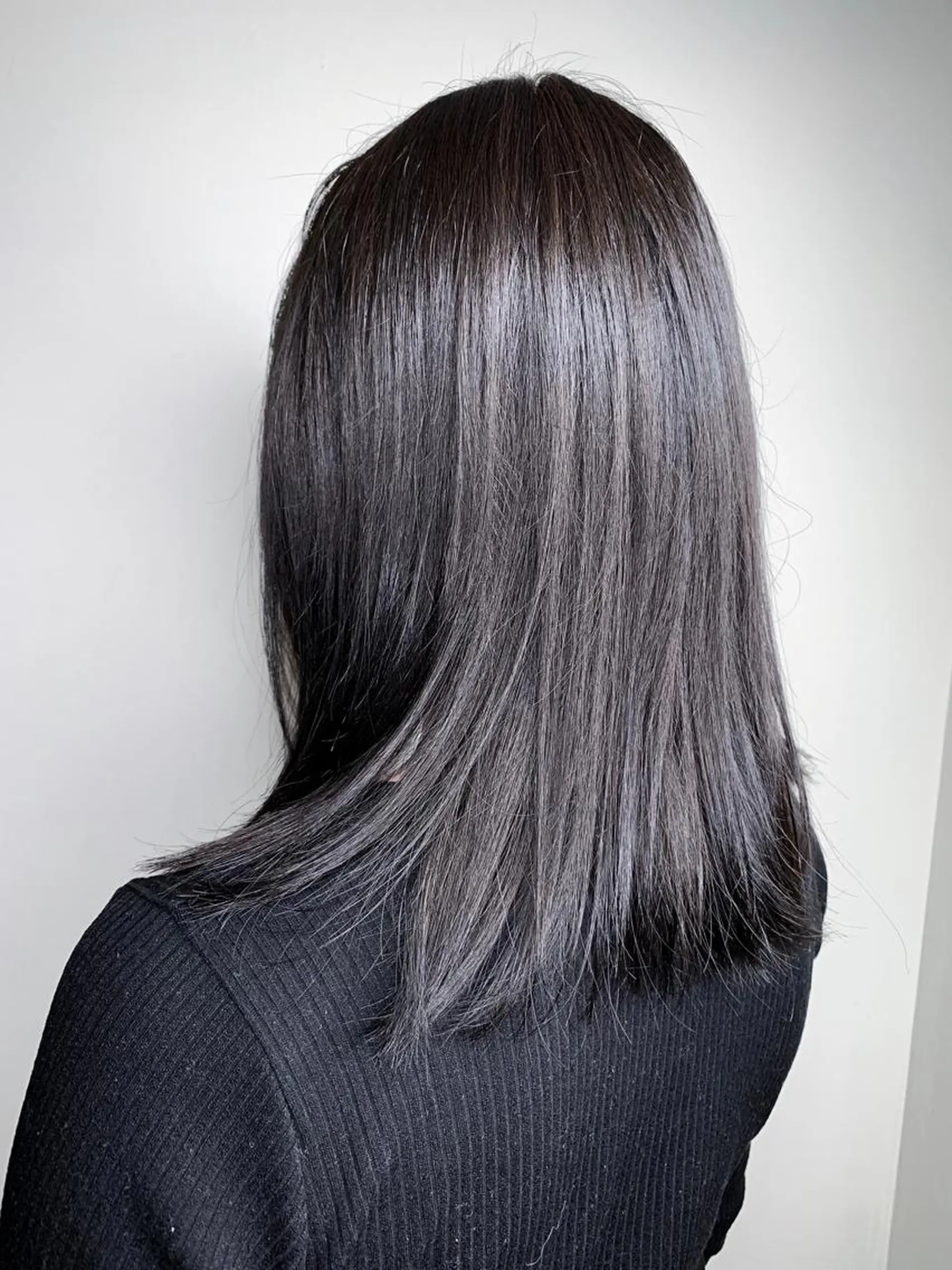 ミディアム カラー ブルーカラー ブルージュ 透明感カラー カット 縮毛矯正 トリートメント 🌈 DAIKI 🌈のヘアスタイル